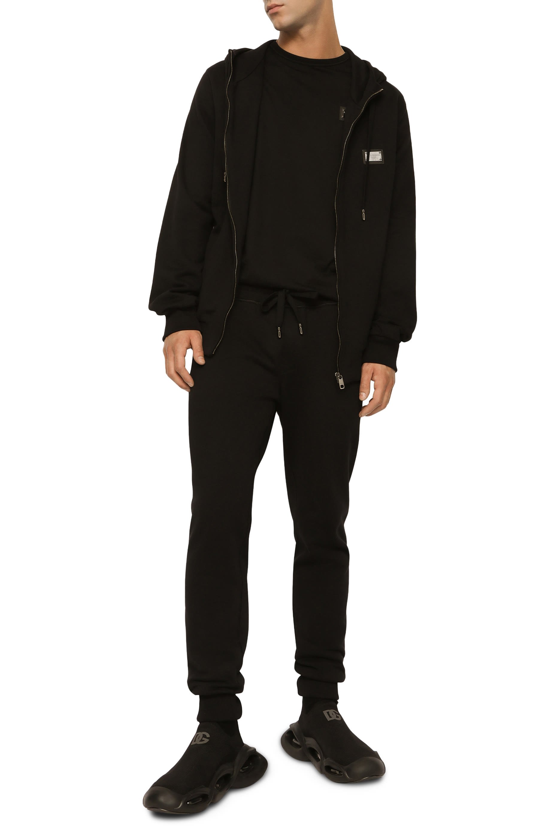 Jersey Zip-Up Hoodie