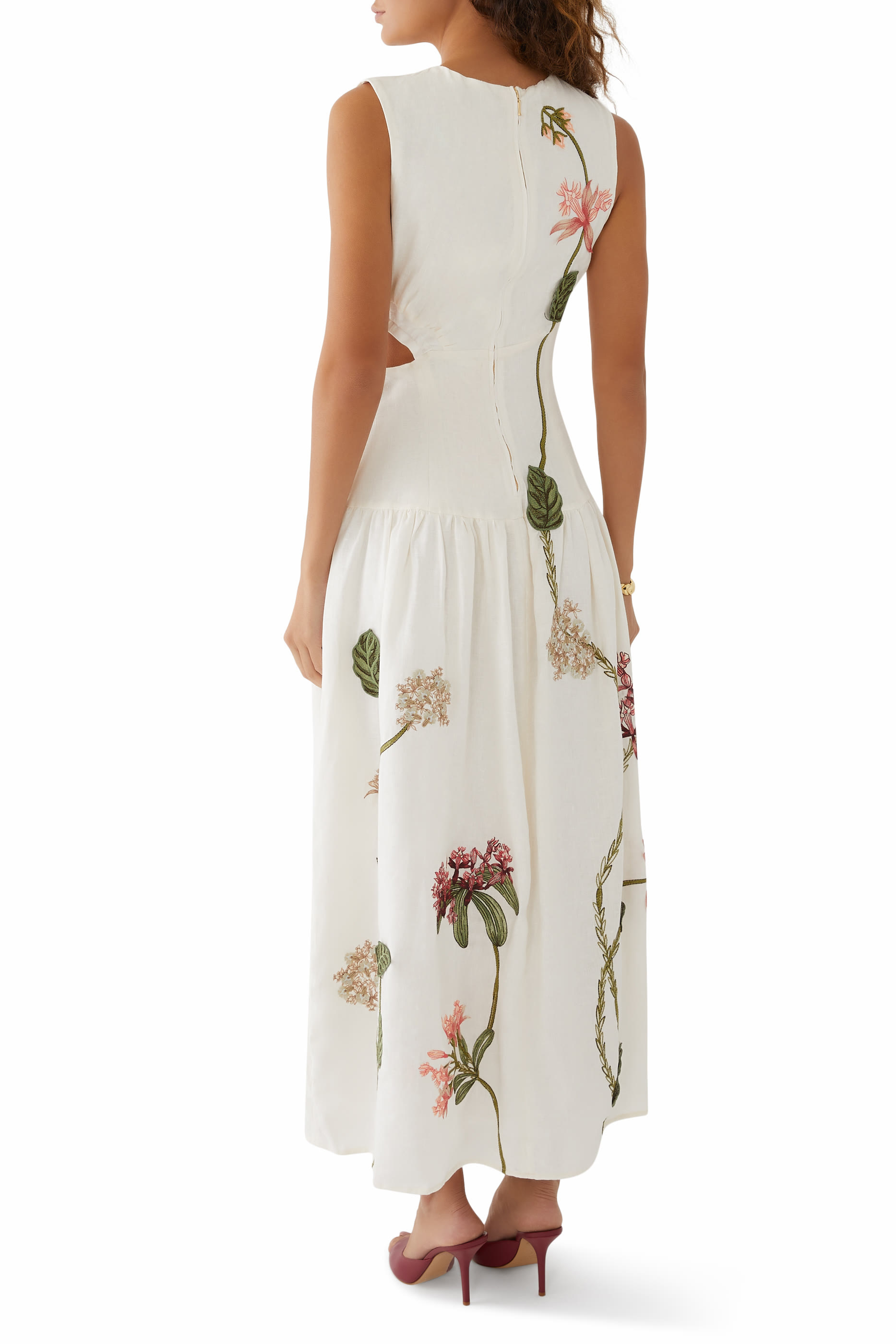 Oto&ntilde;o Orquidea Midi Dress