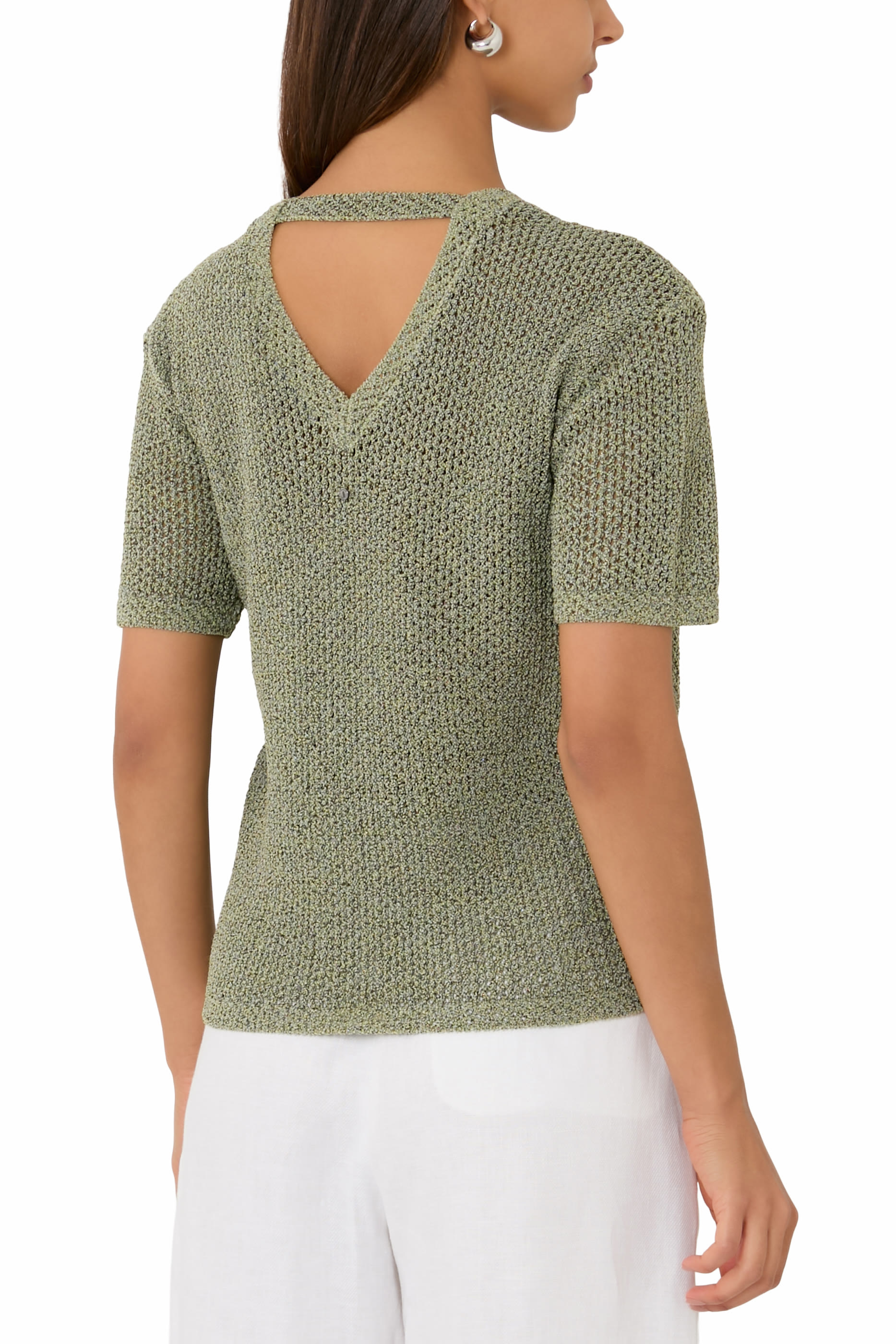 Ibiza V Back Knit Top