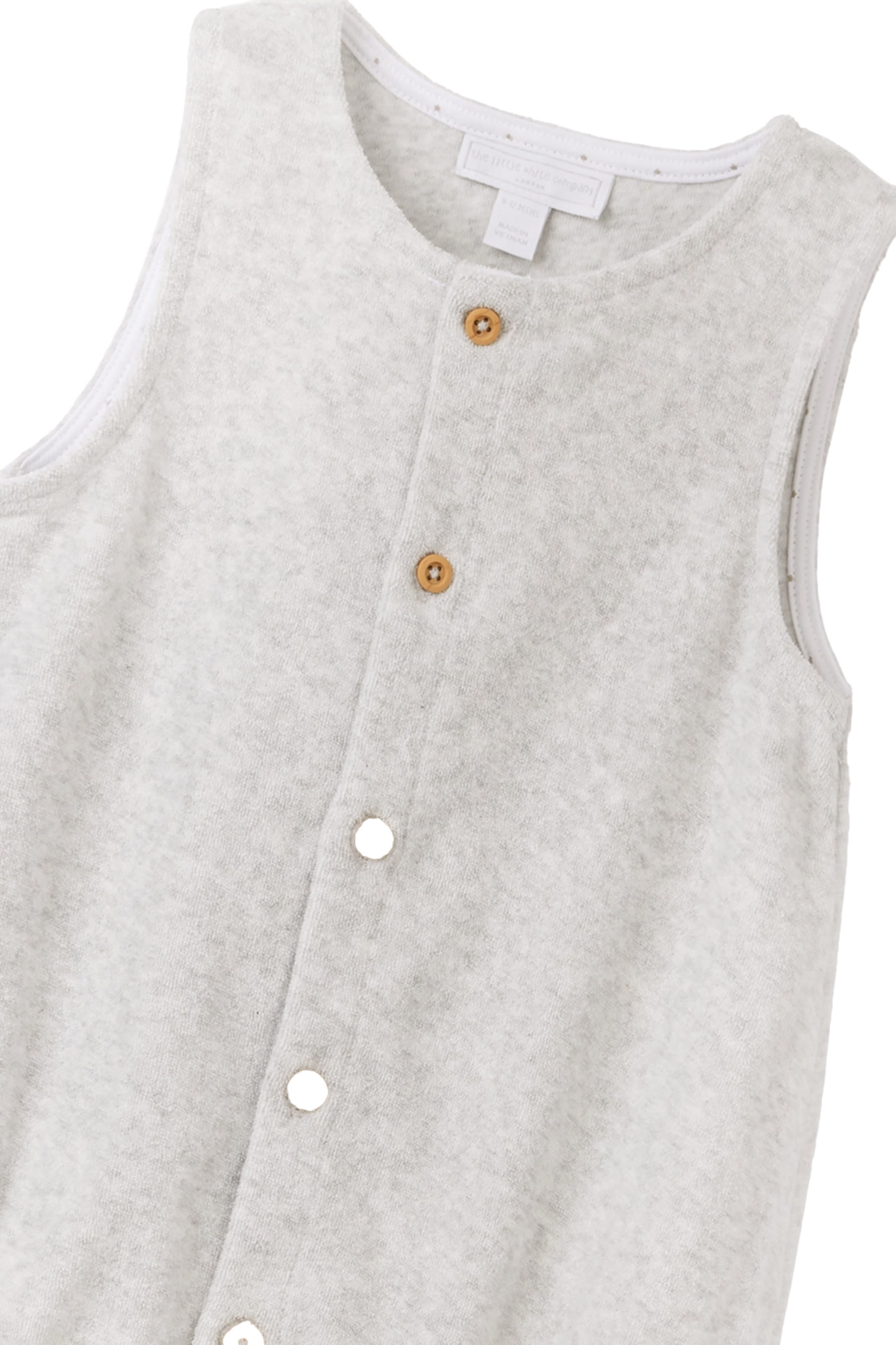 Kids Organic Cotton Terry Bubble Playsuit