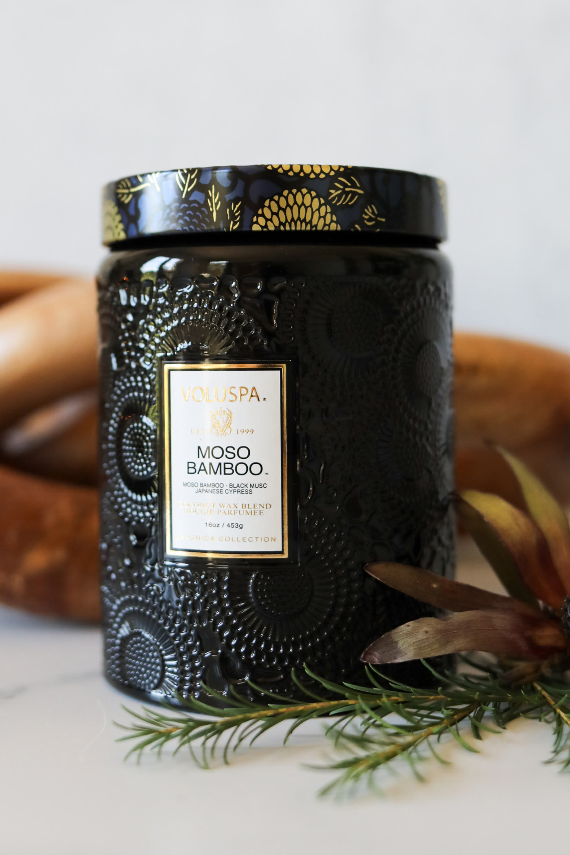 Moso Bamboo Large Candle