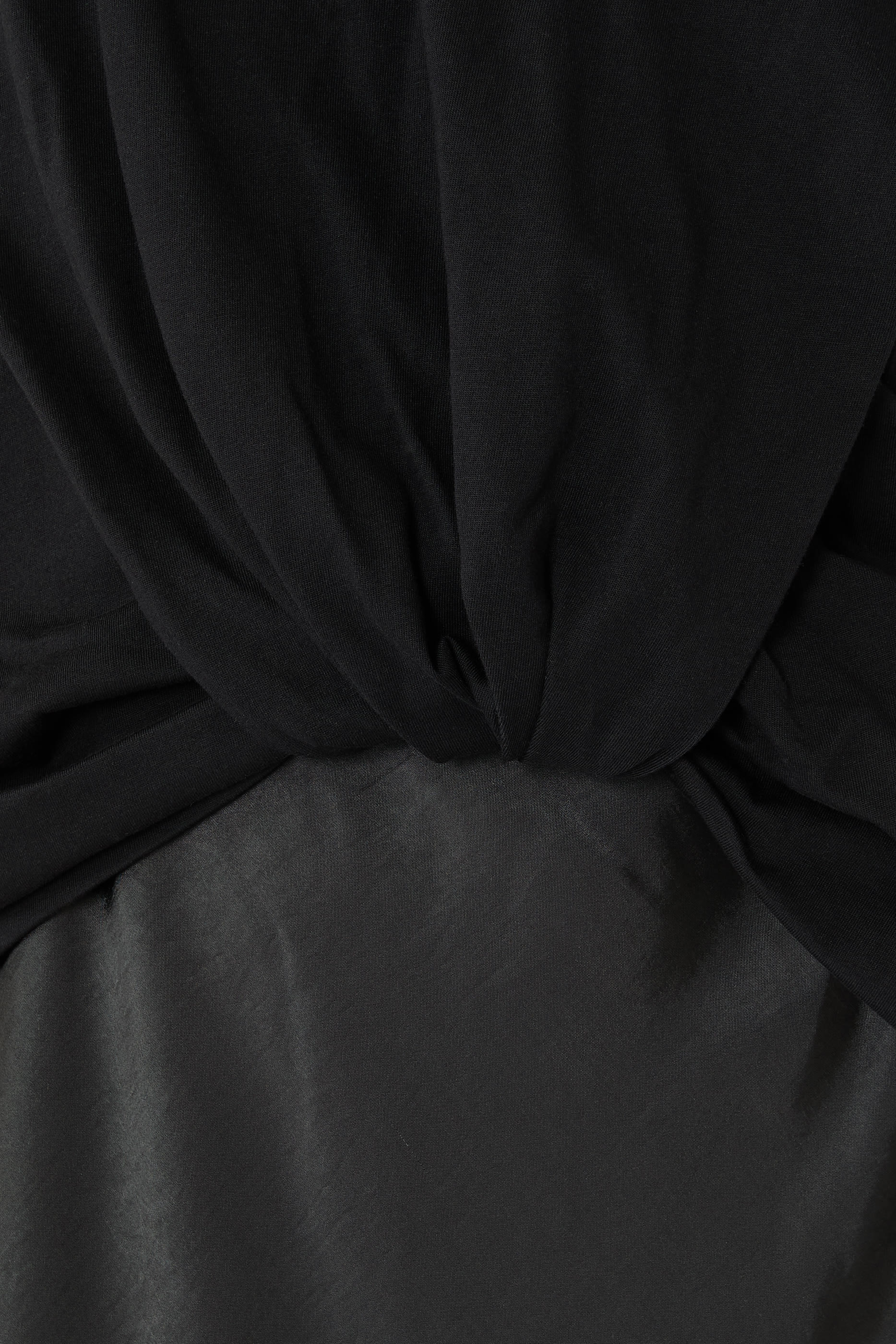 Draped T-Shirt Slip Combo Dress