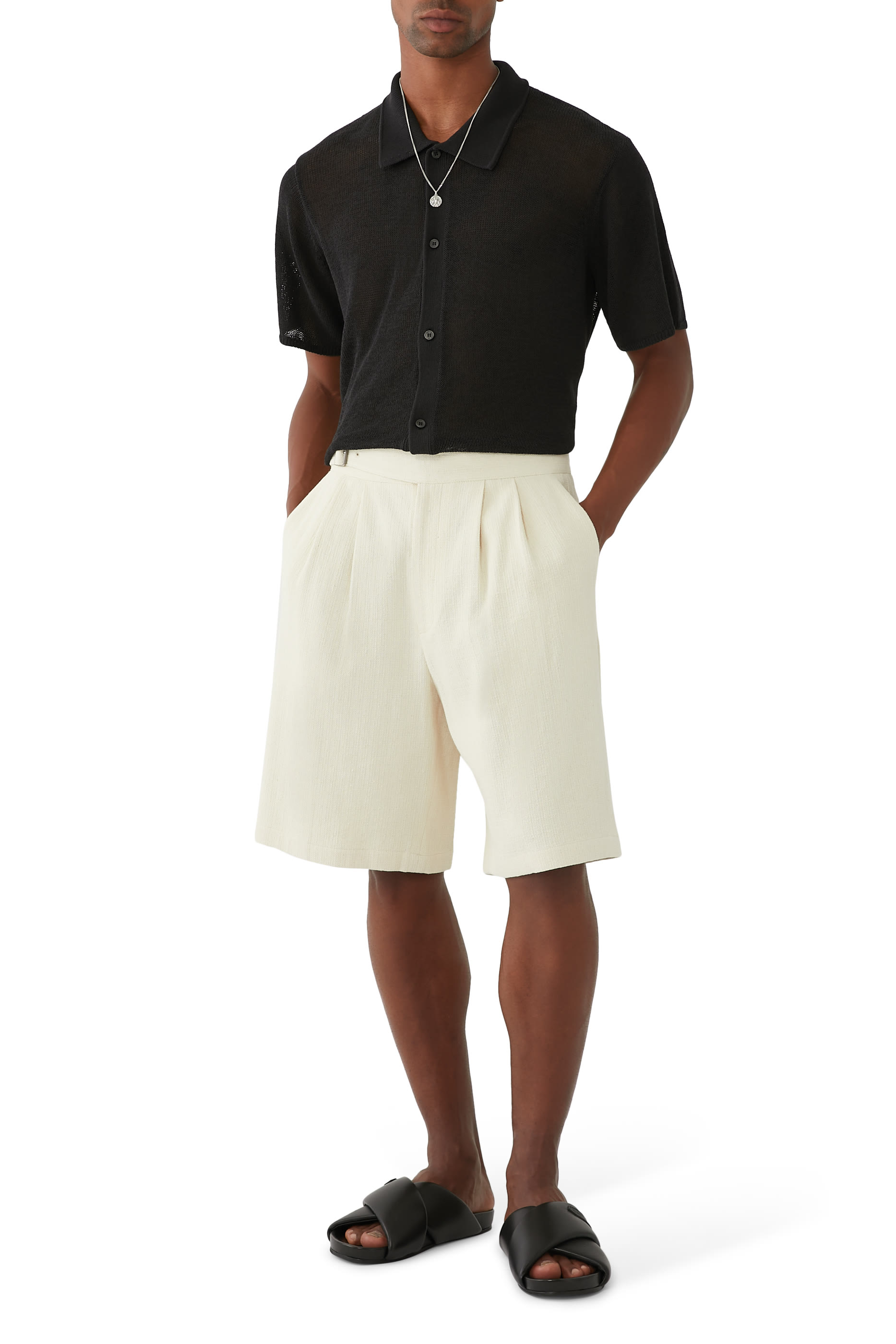 Kenneth Mesh Knit Short Sleeve Shirt