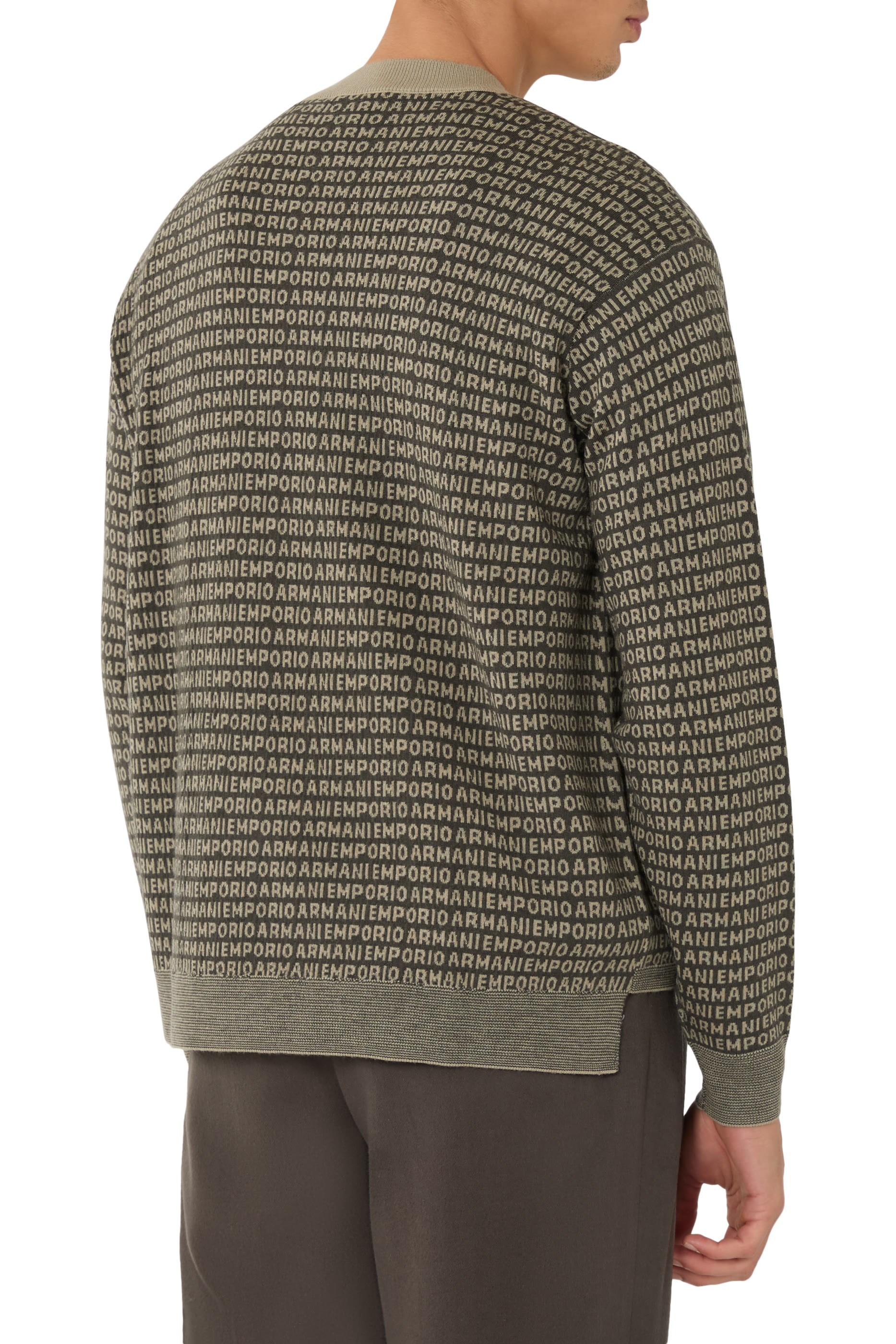  Virgin Wool Jumper With Signature Logo