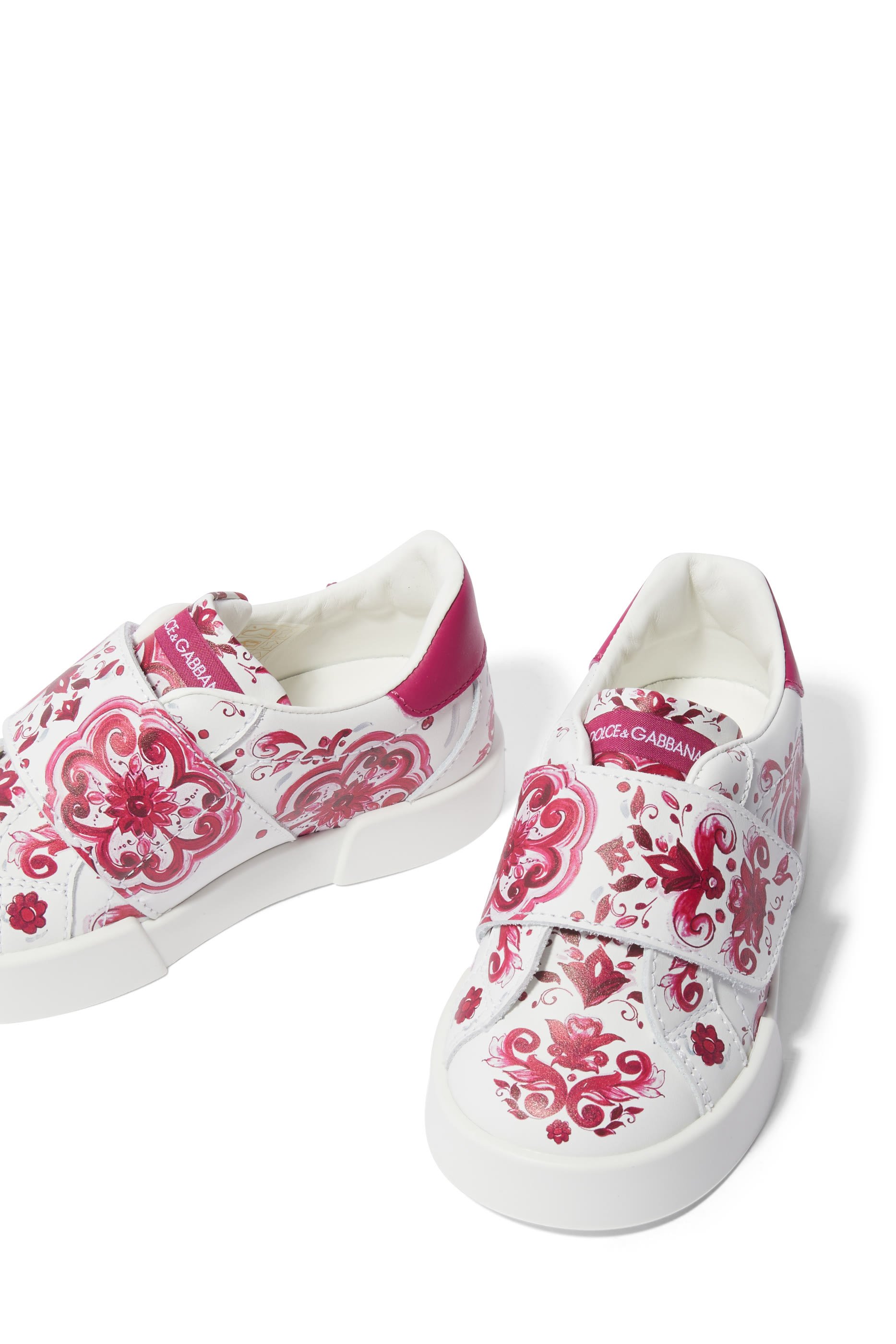 Kids First Steps Majolica Print Nappa Sneakers