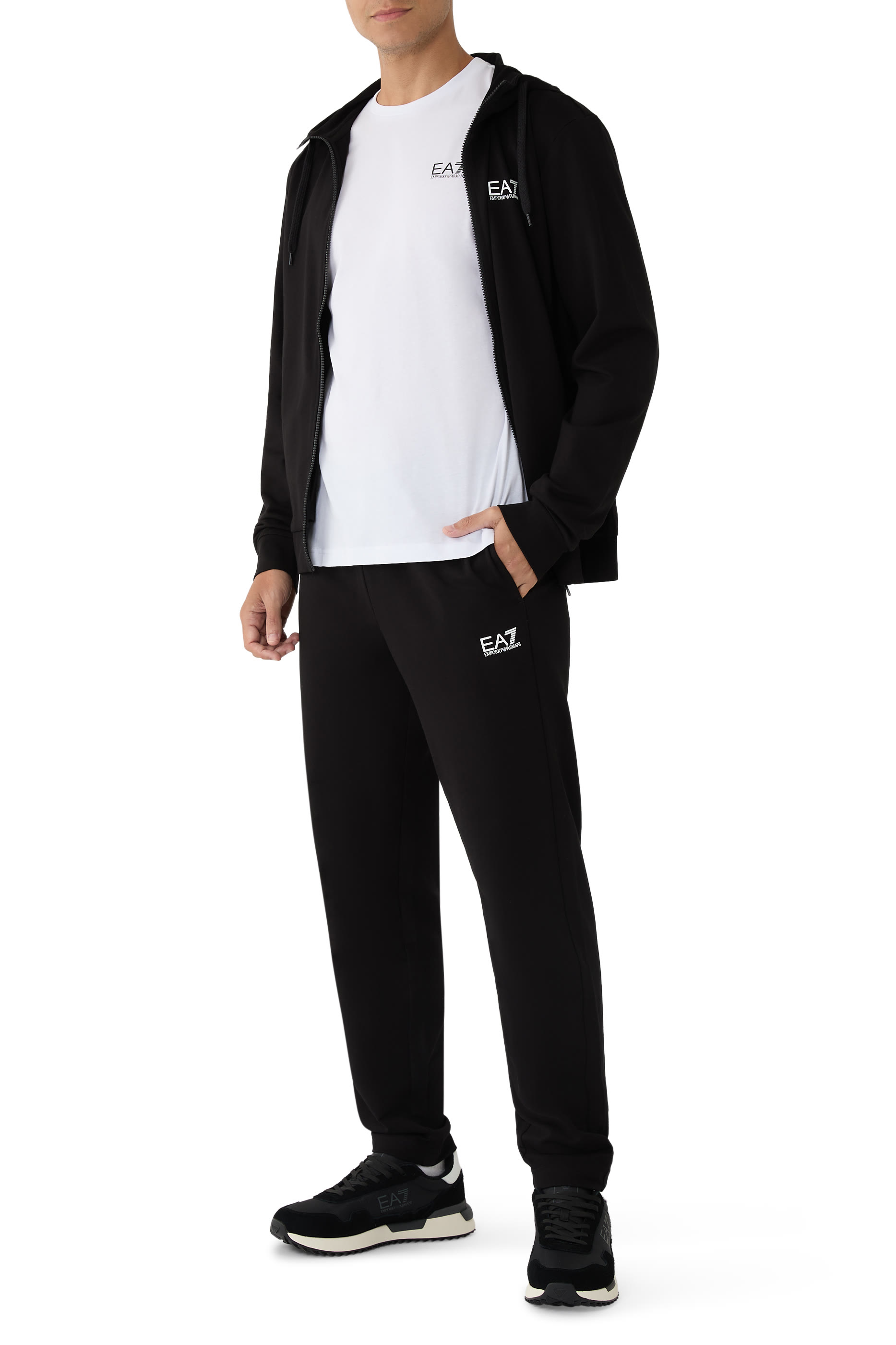 Core Identity Cotton Hooded Sweatshirt