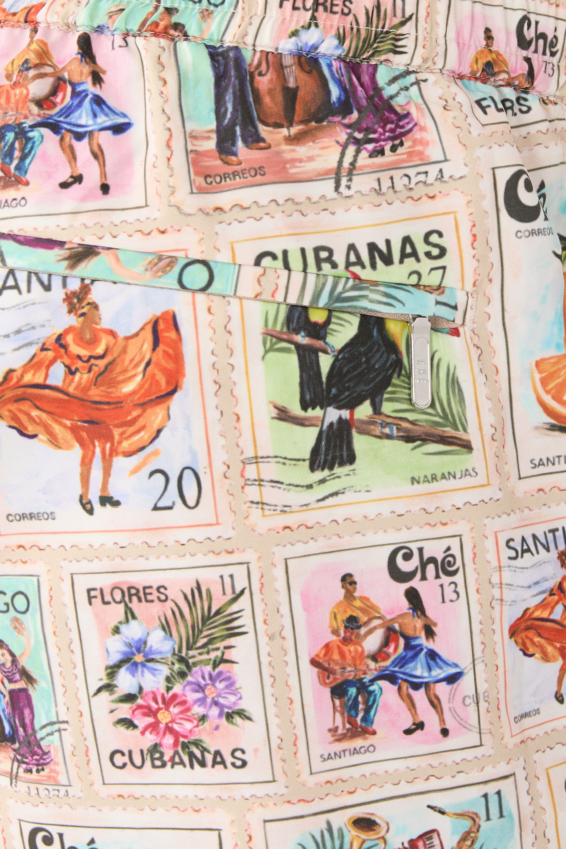 Estampillas Printed Swim Shorts