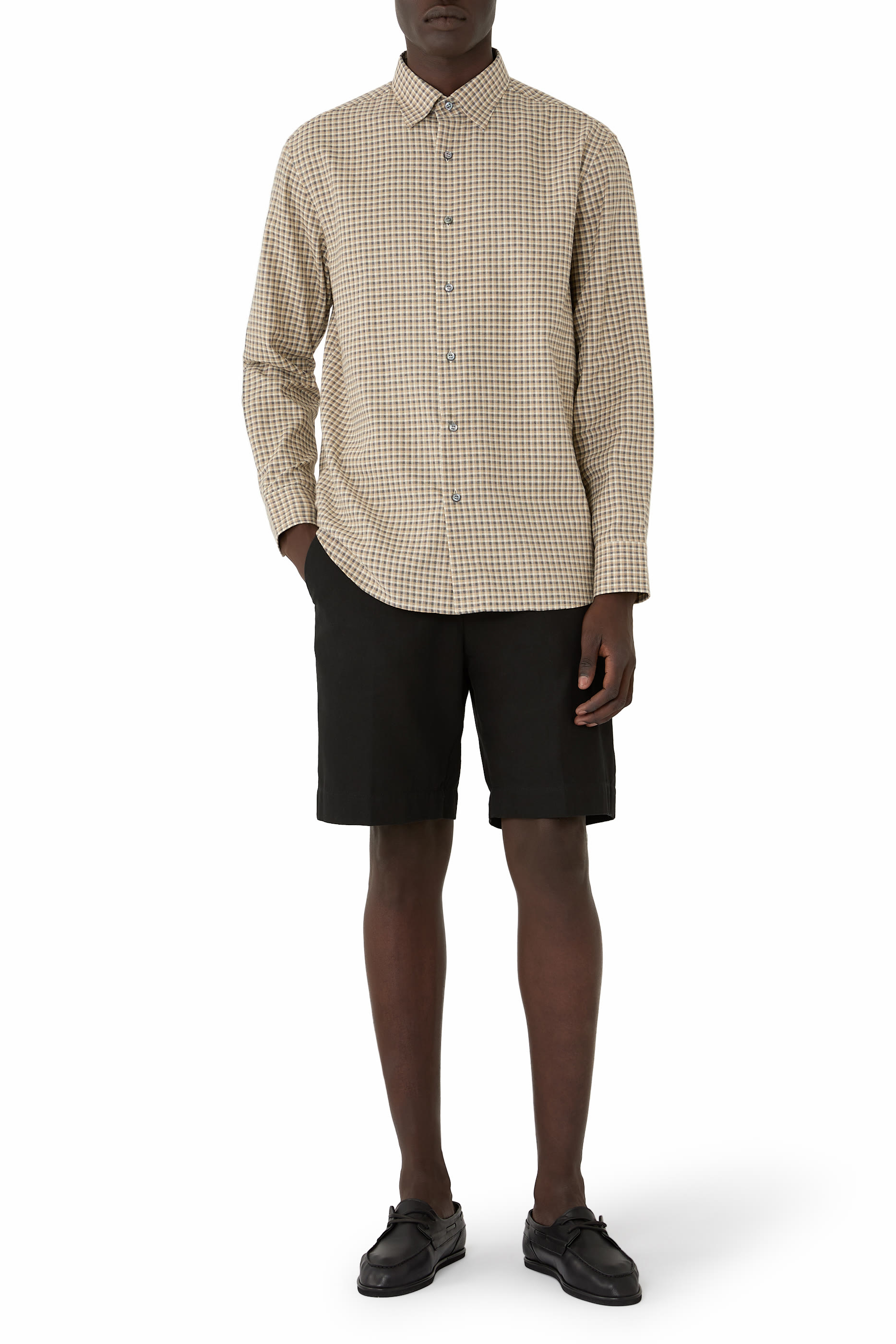 Hidden Button-Down Shirt