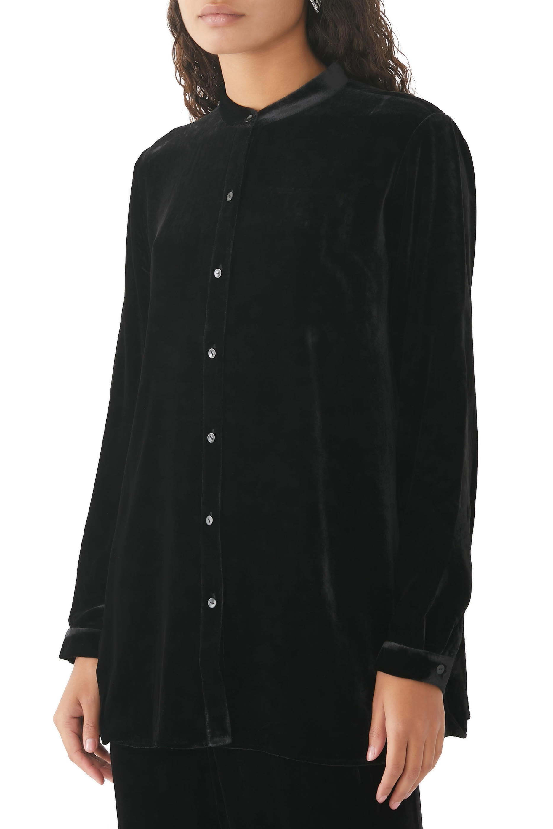 Velvet Long Shirt