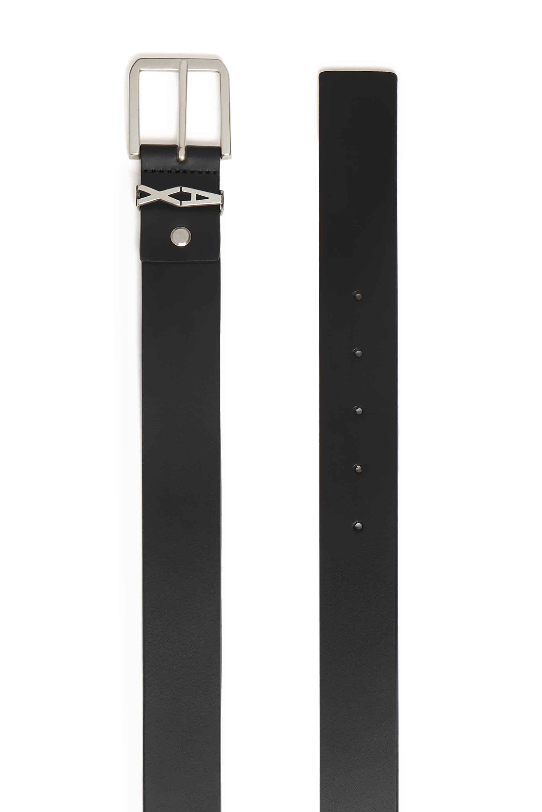 AX Logo Leather Belt