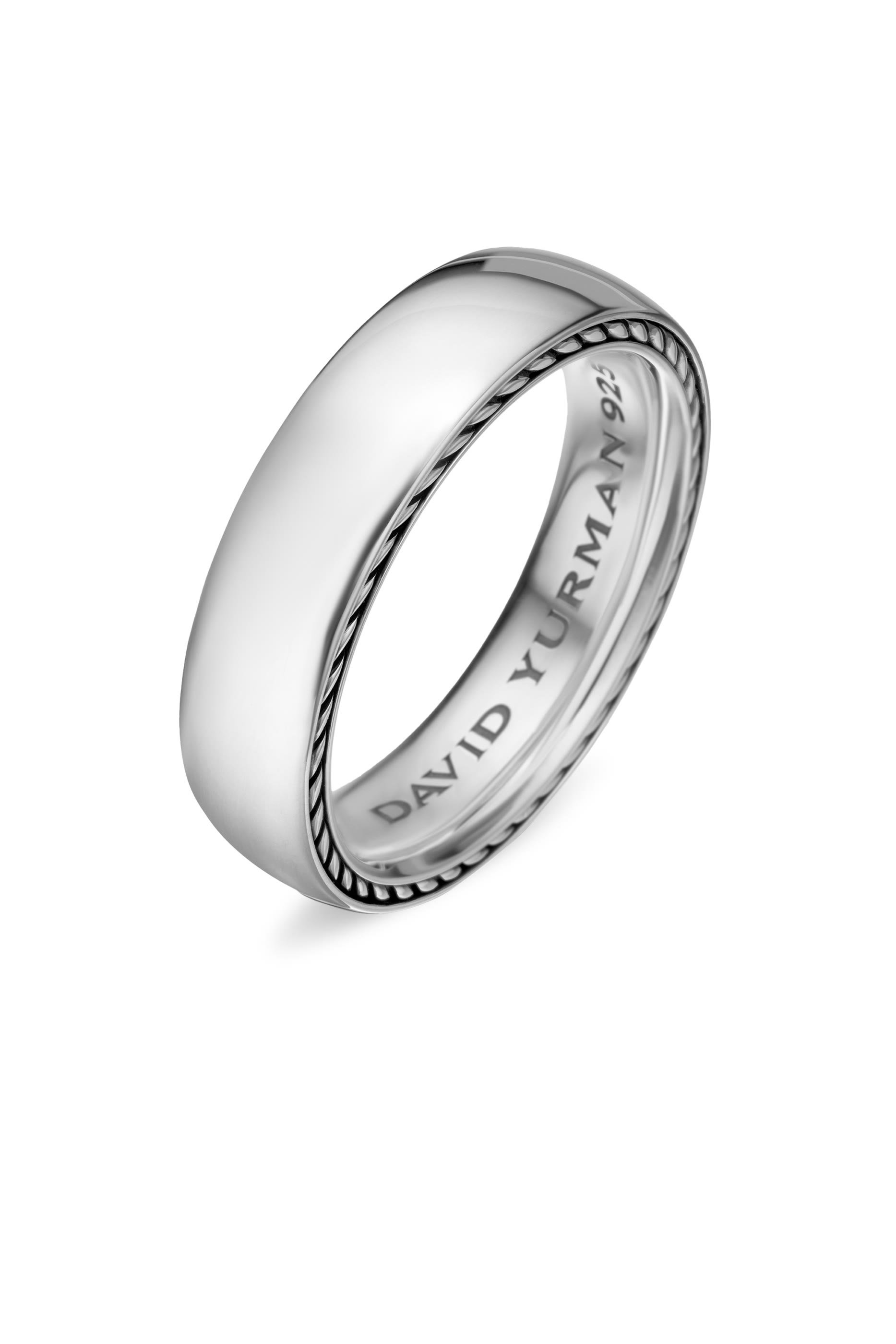 Streamline Band Ring, Sterling Silver