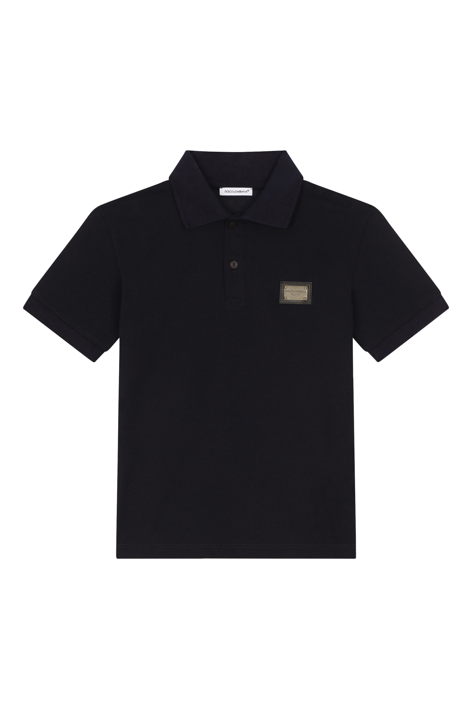 Kids Logo Tag Piqué Polo Shirt