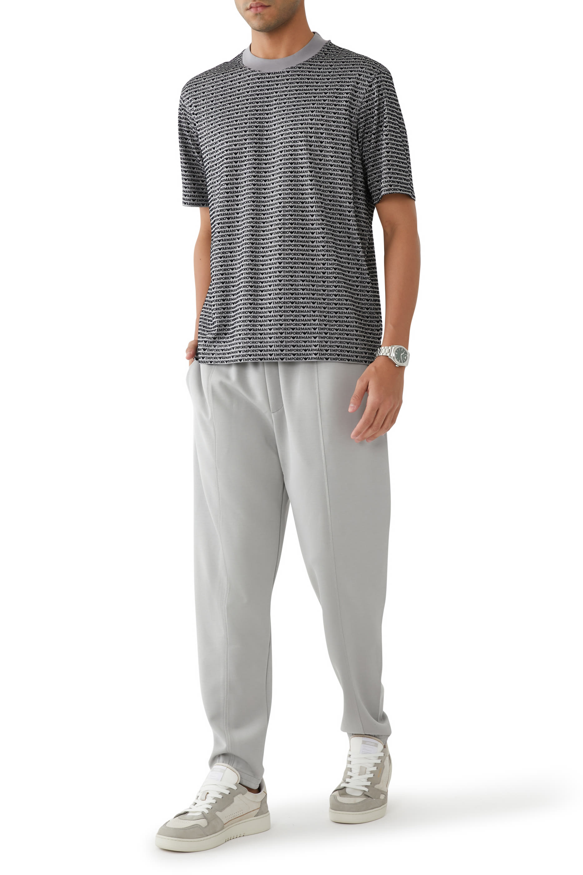Travel Essentials Double-Jersey Joggers