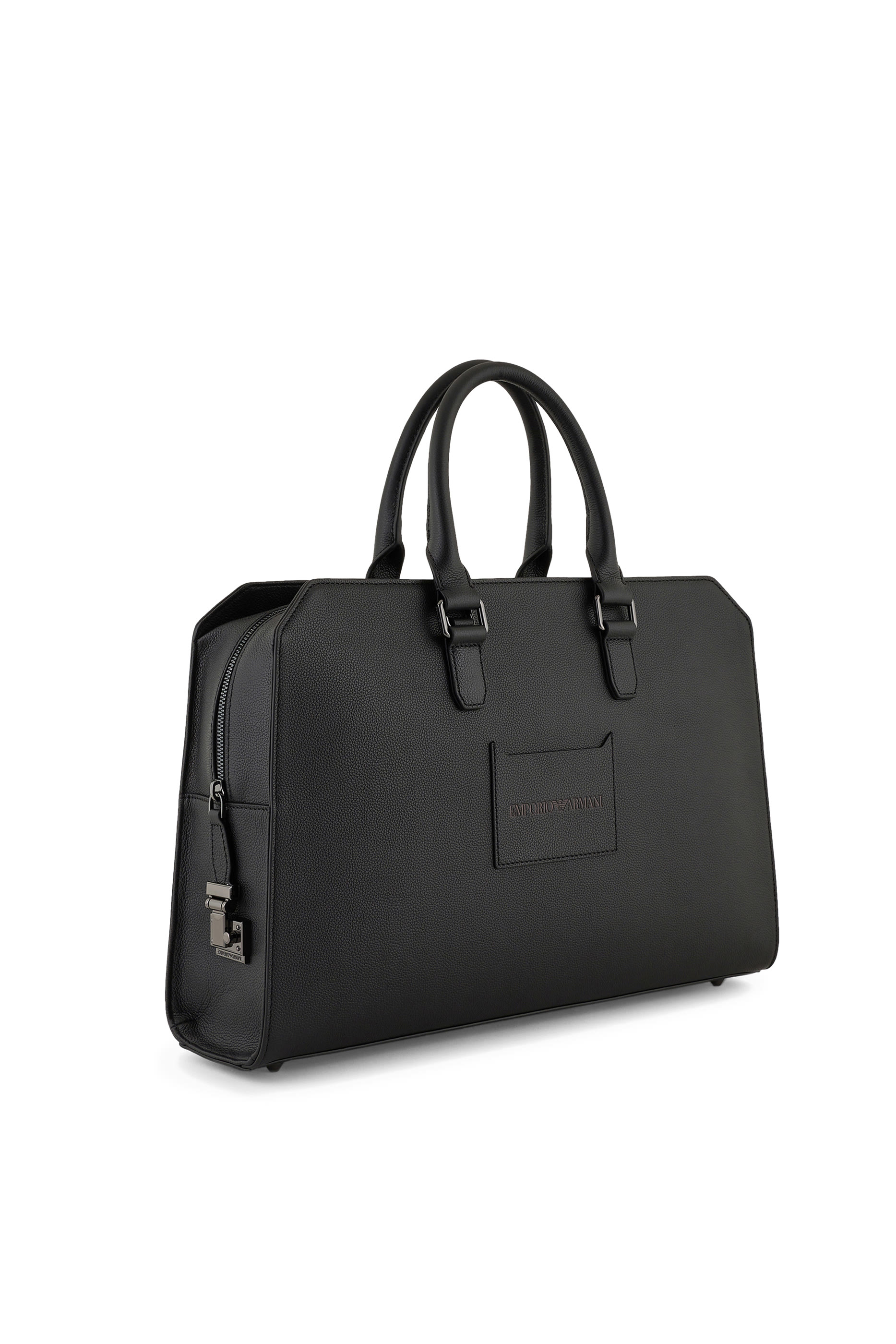 Tumbled Leather Business Bag