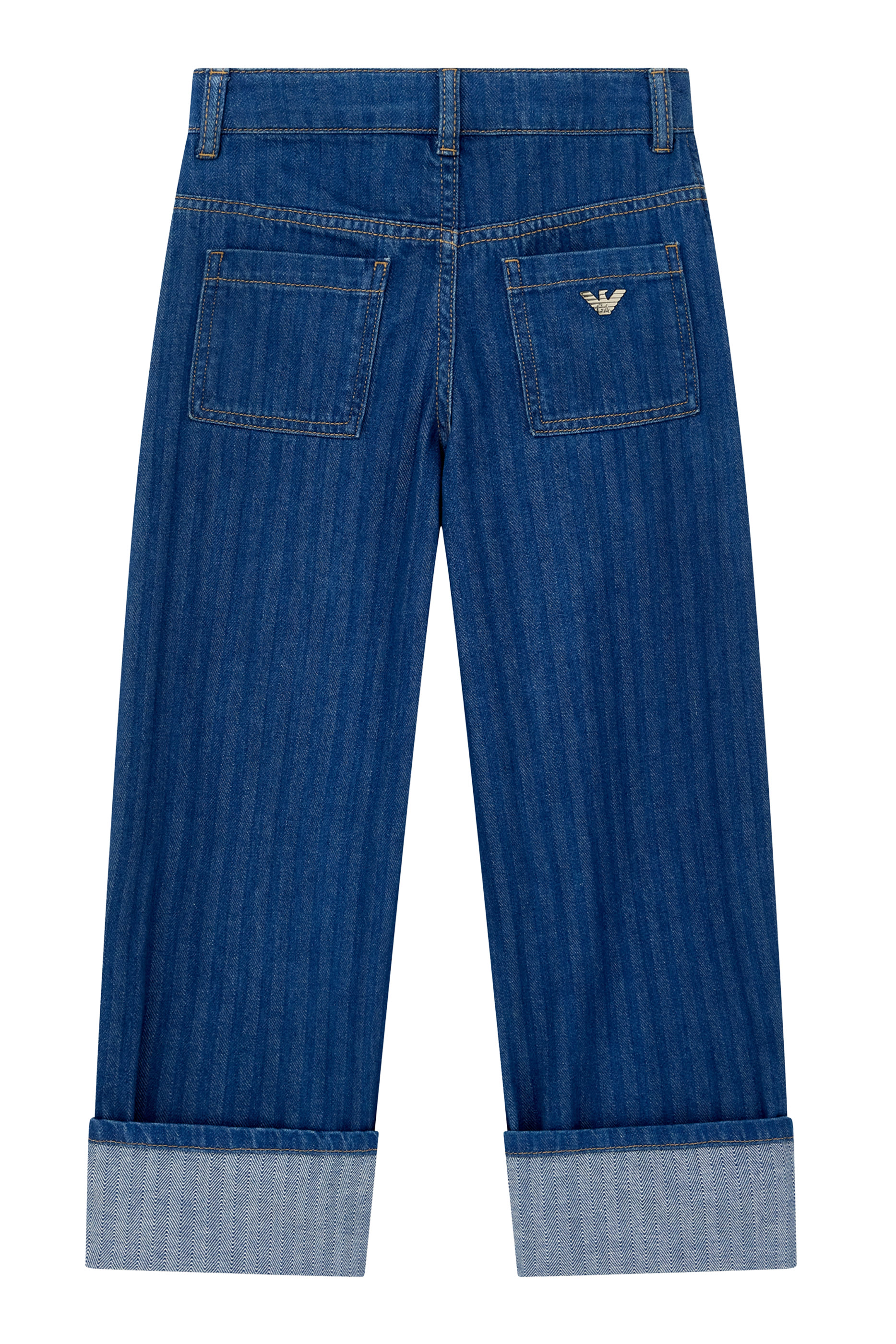 Kids Vertical Stripes Jeans 