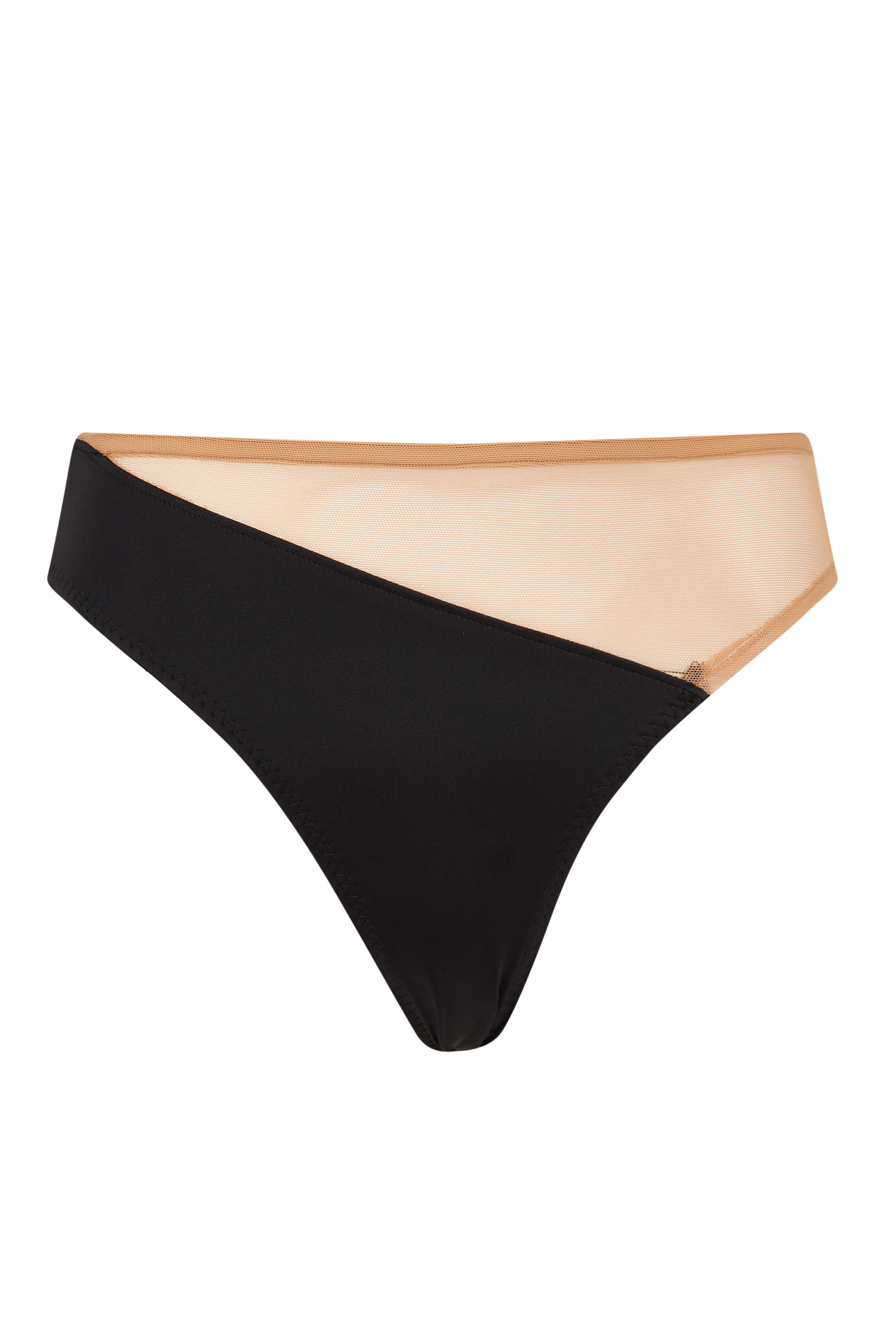 Snake Mesh Bikini Bottoms