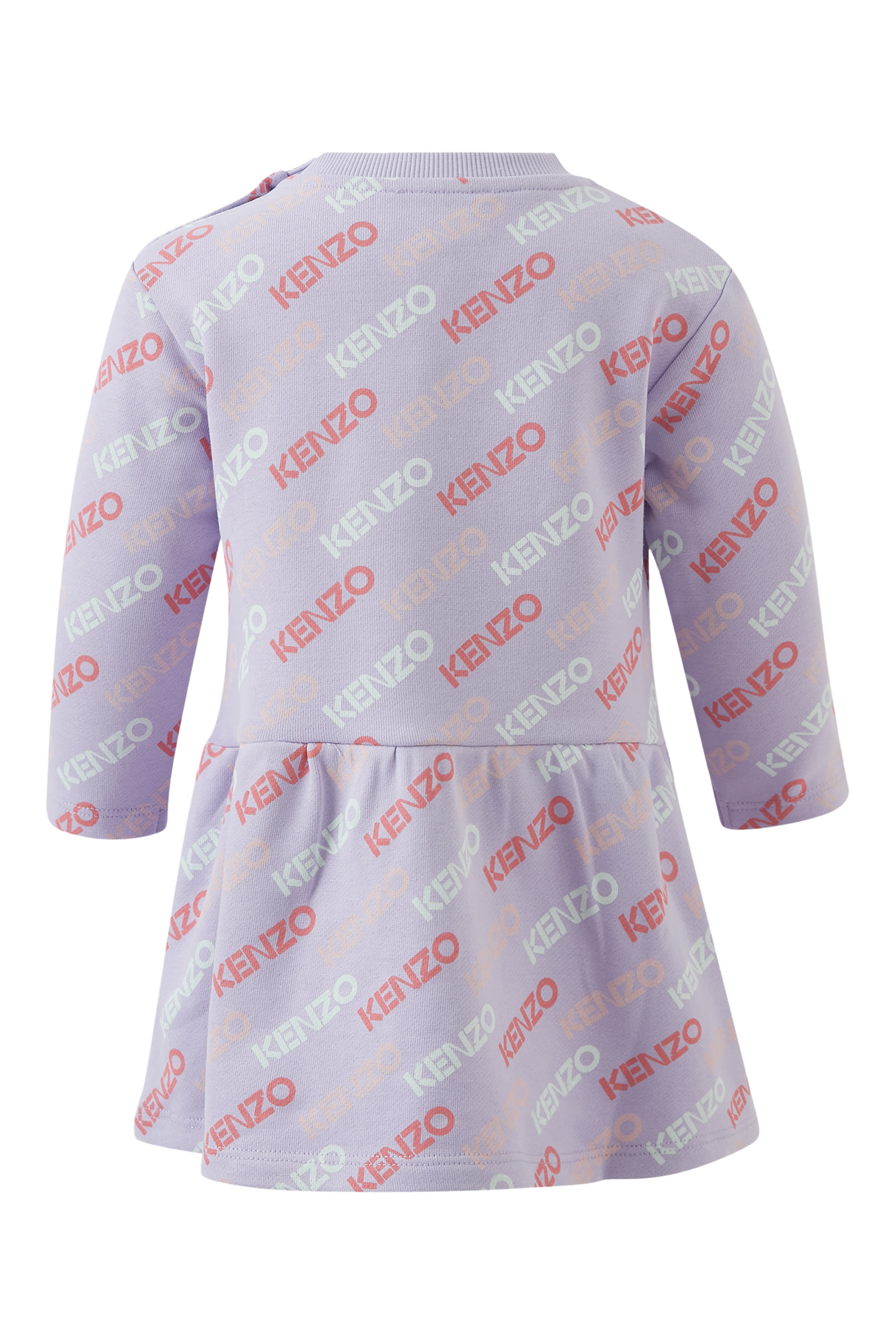 Kids All-Over Logo Printed Dress