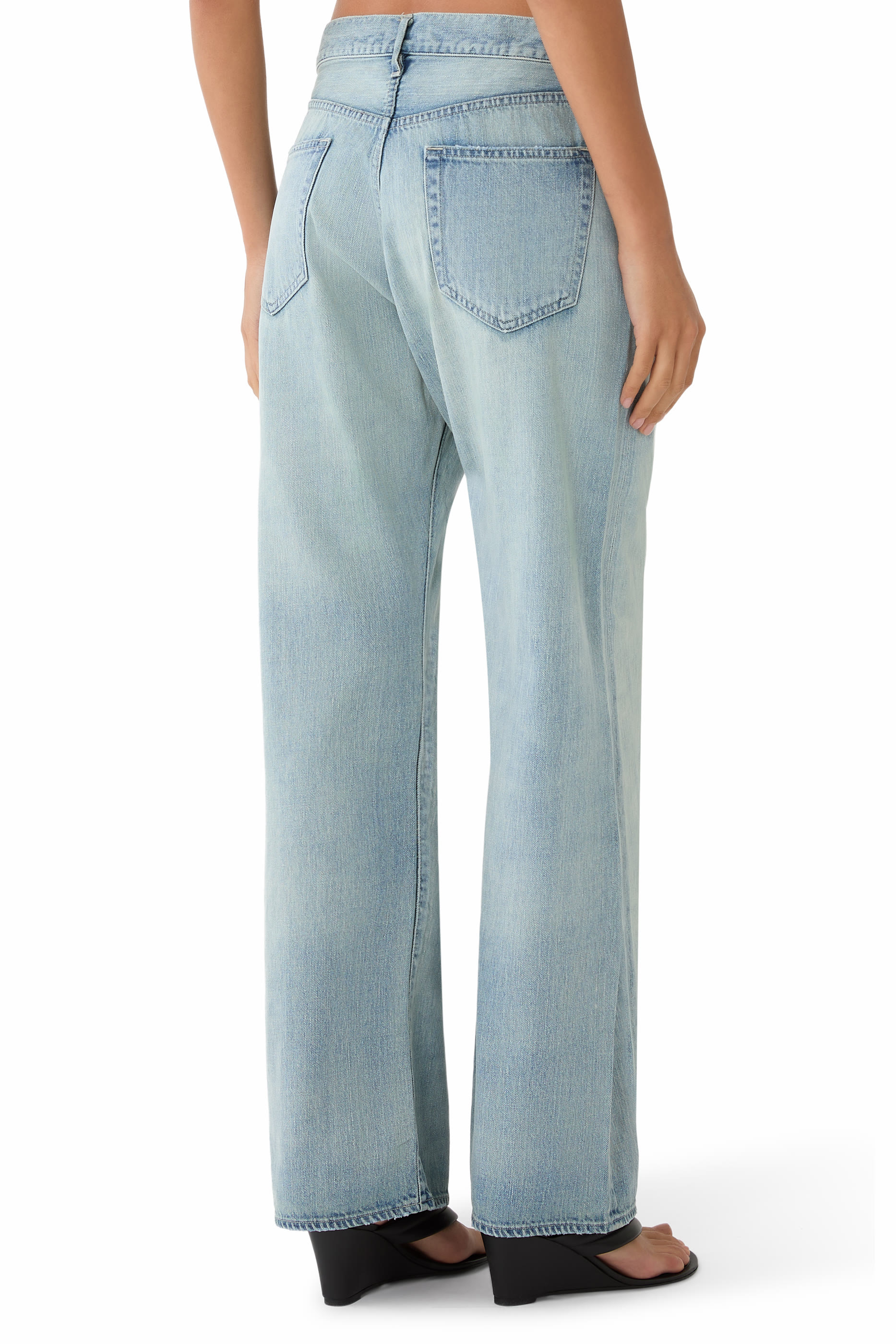 Faded Selvedge Light Denim Pants 