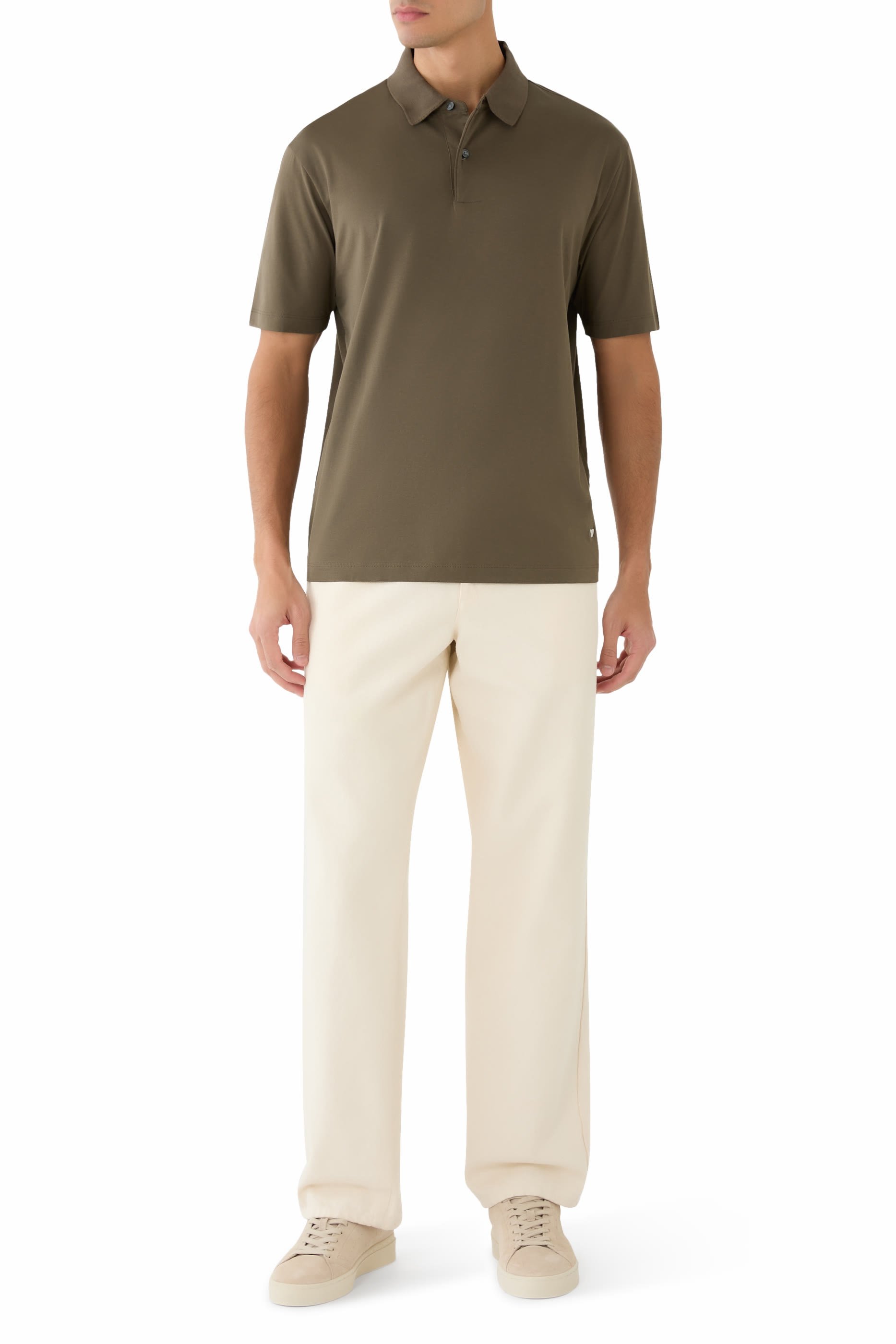 Micro Eagle Logo Polo Shirt