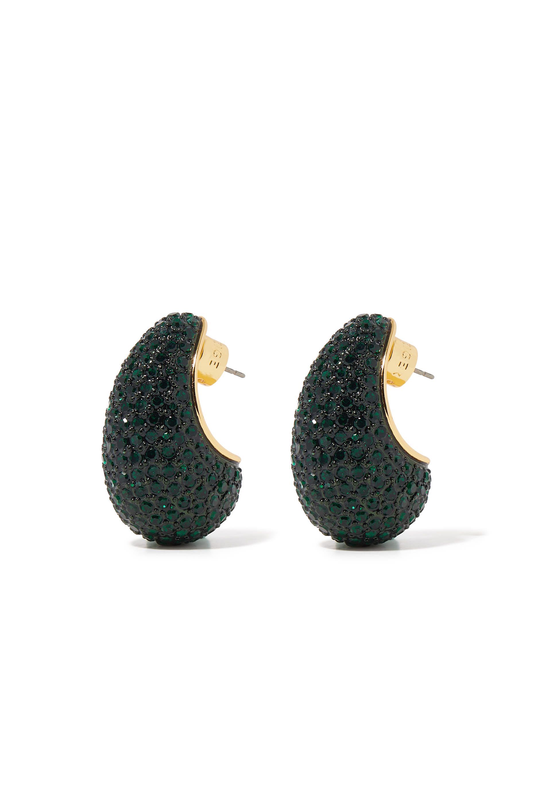 Pave Dome Earrings