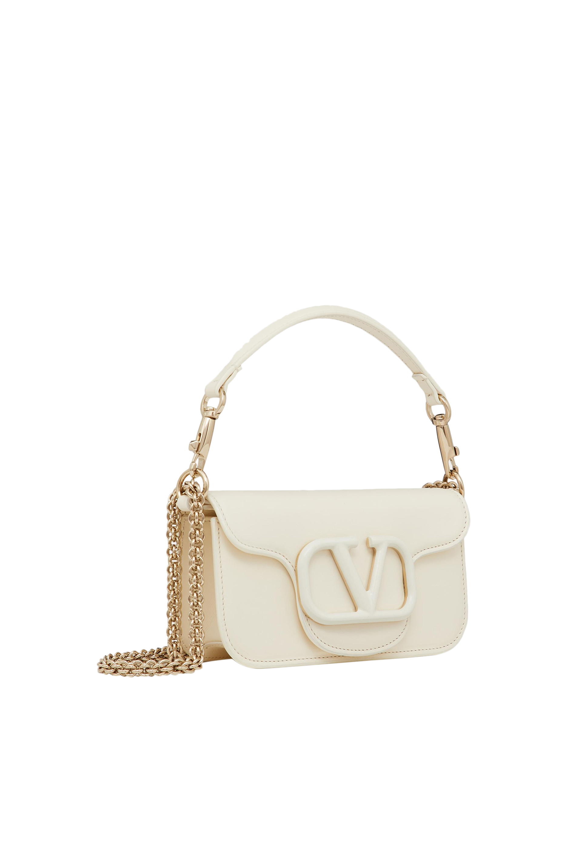 Small Loc&ograve; Calfskin Shoulder Bag