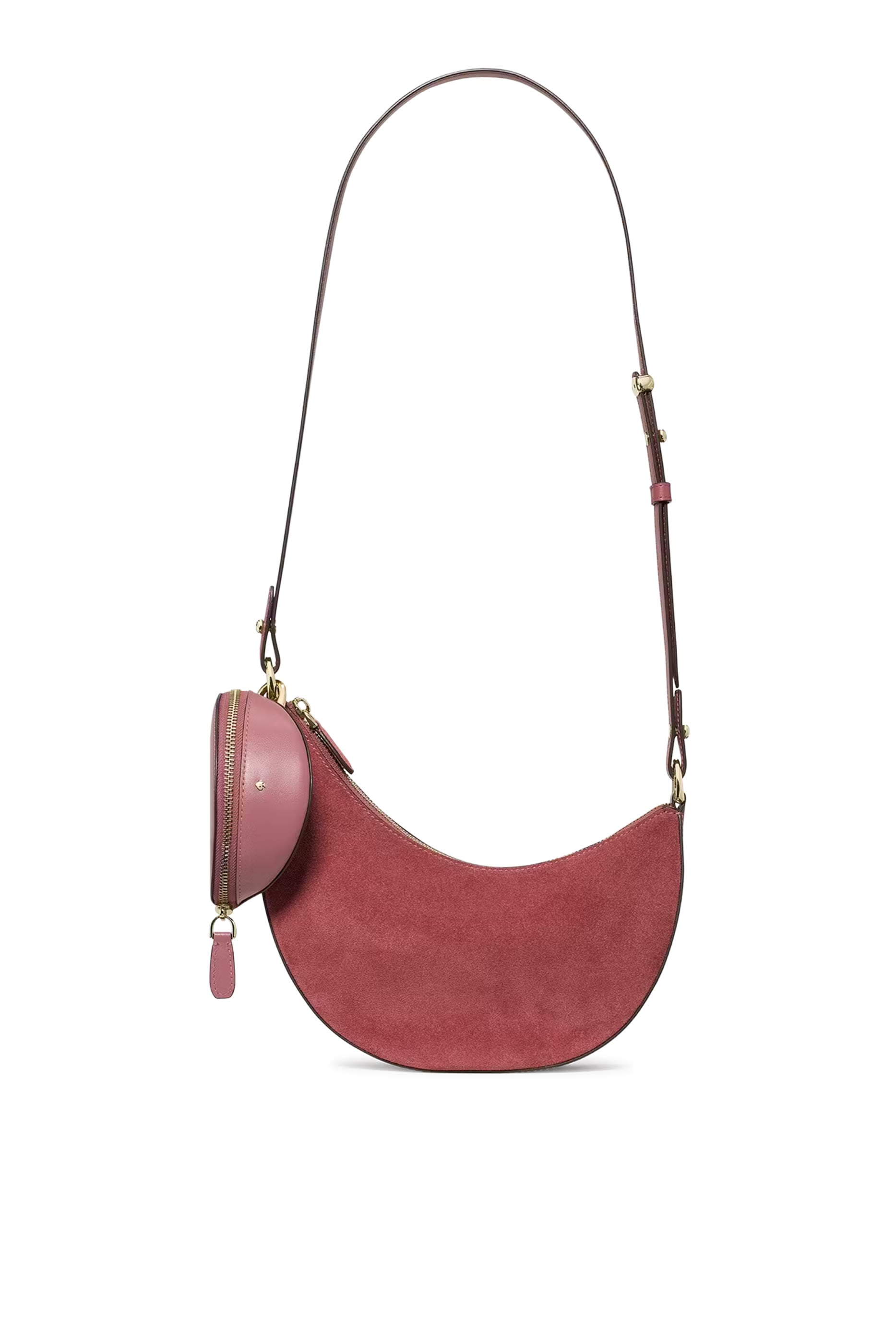 Duo Suede Crossbody Bag
