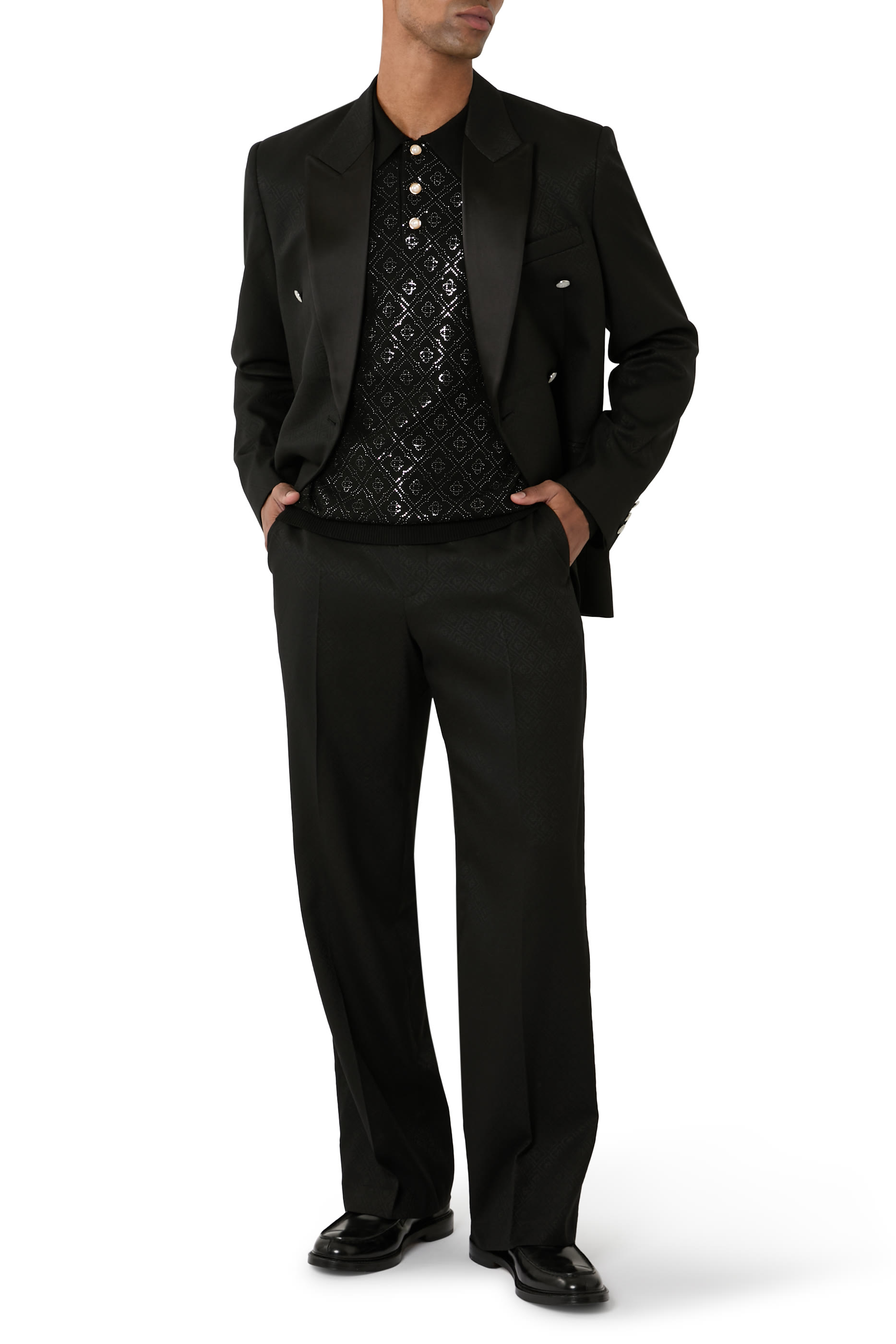 Wool Tux Trousers