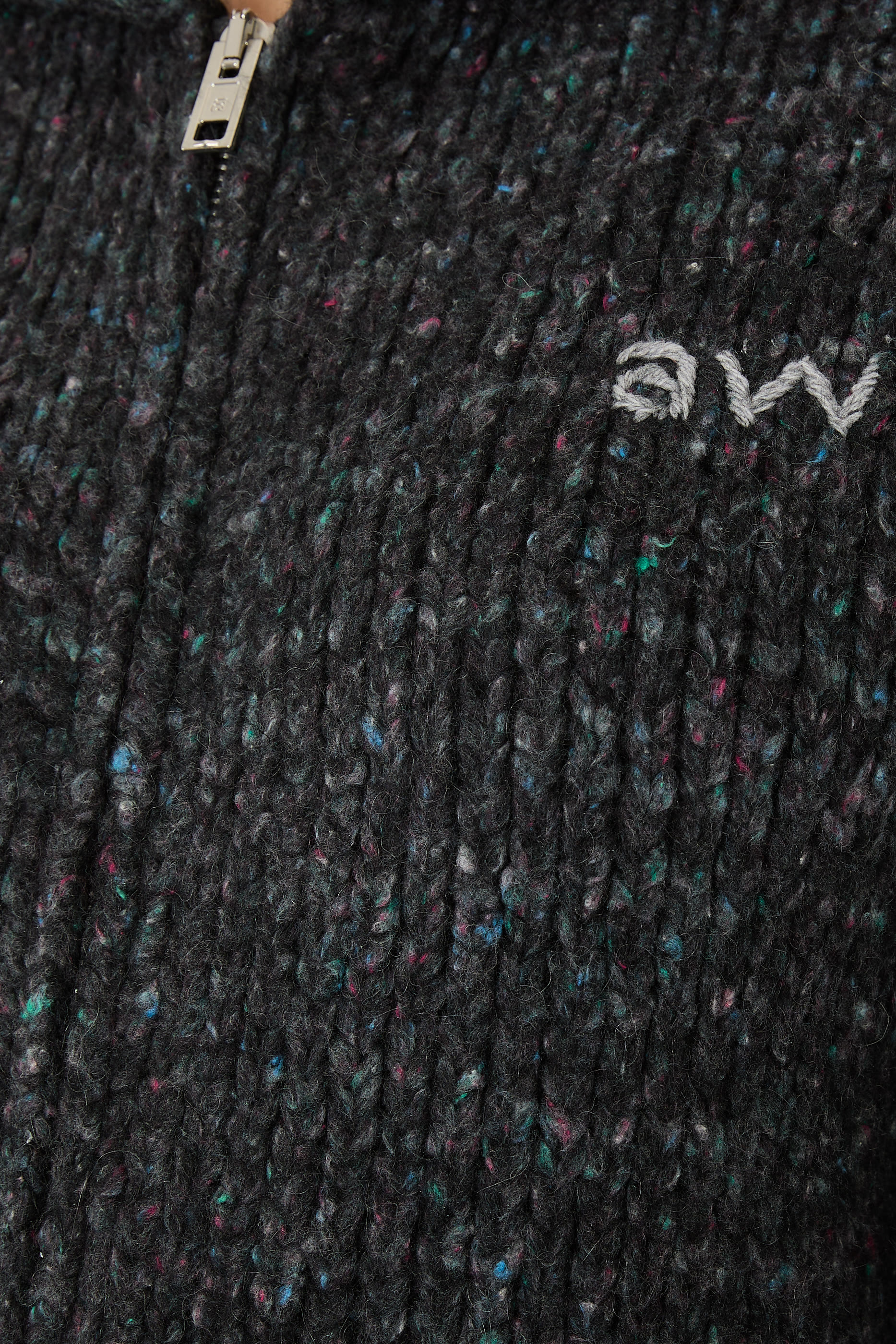 Oversized Hoodie with Hand-Crochet Logo