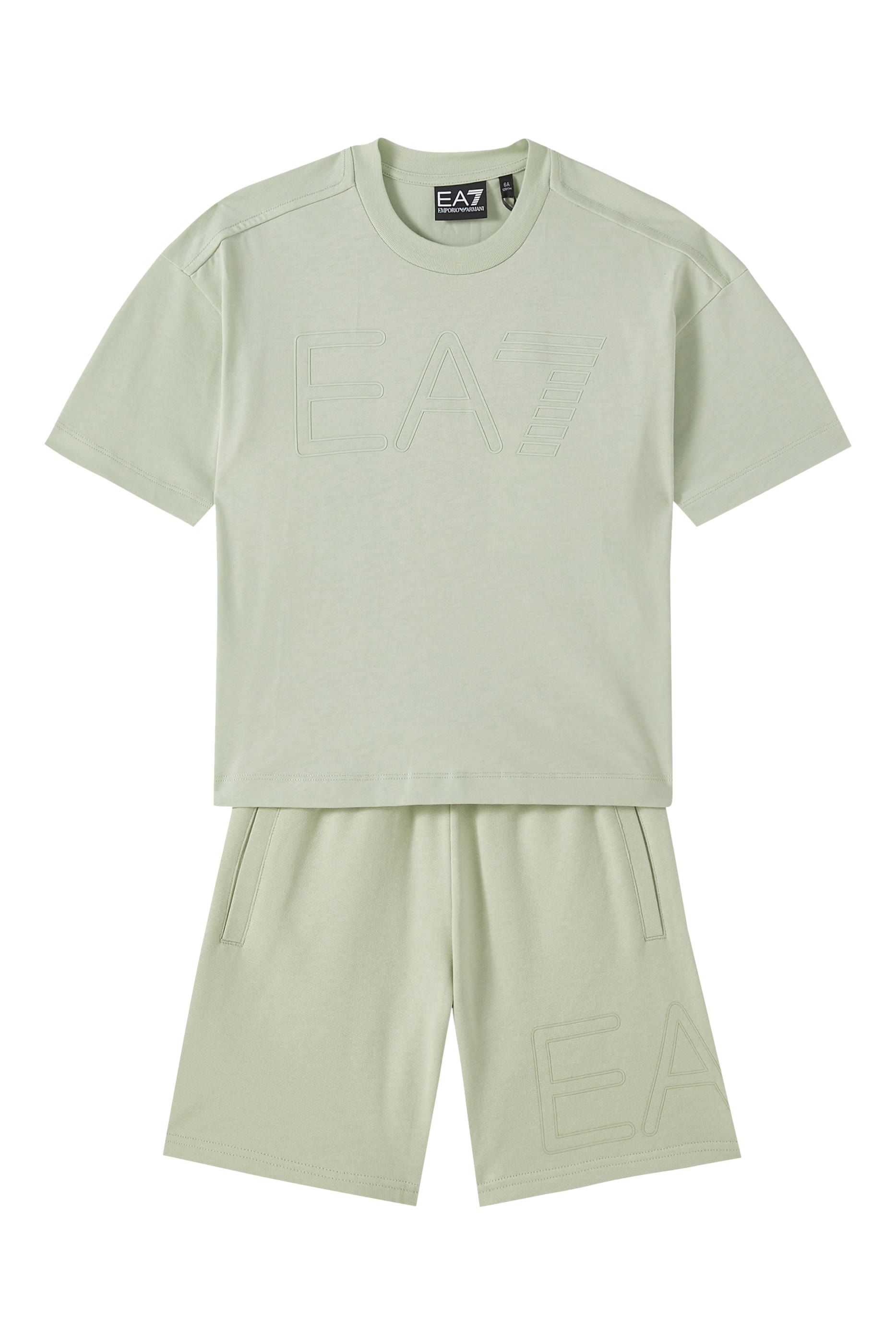 Kids EA7 Oversized Logo T-Shirt