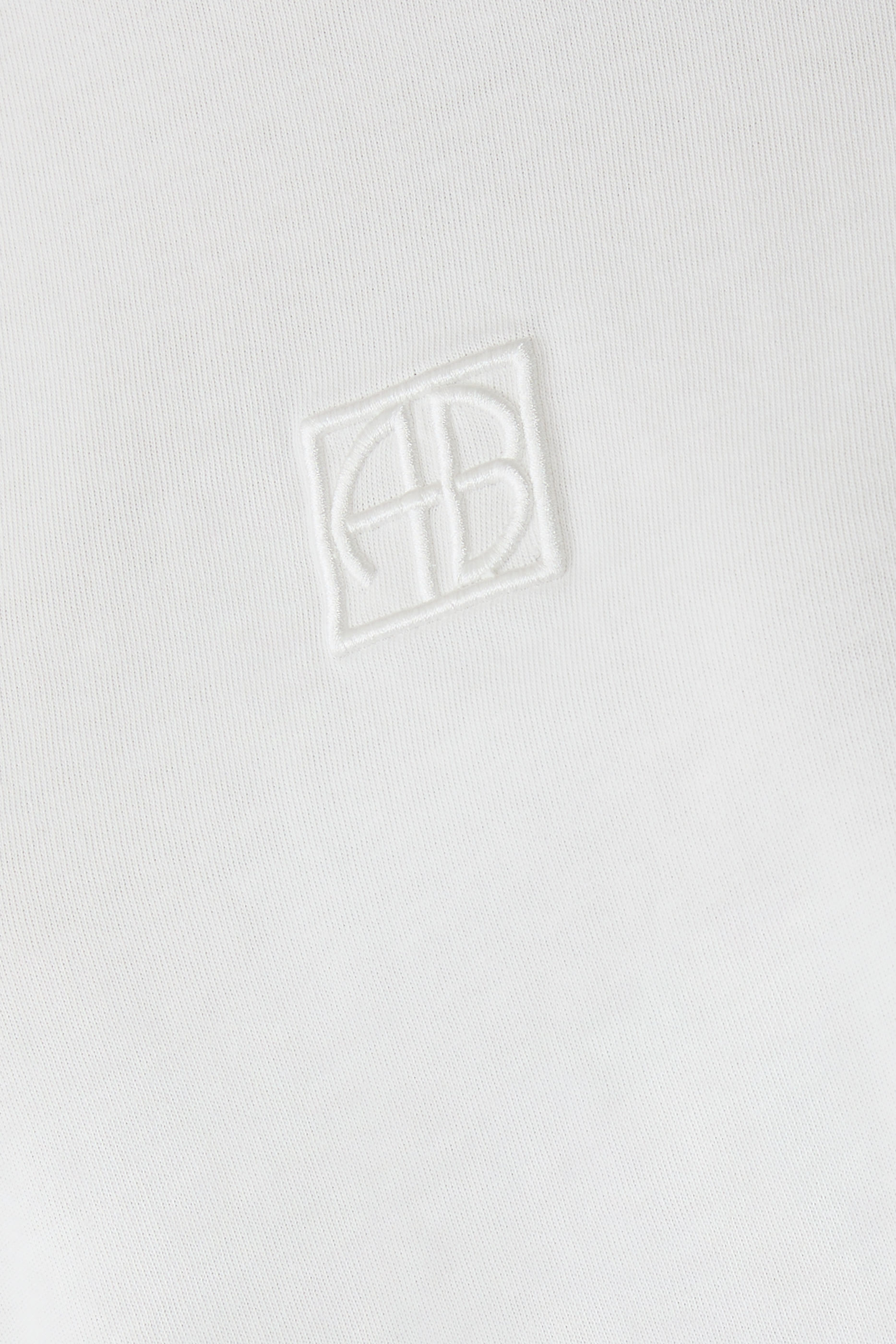 Myers Cropped Framed Monogram T-Shirt