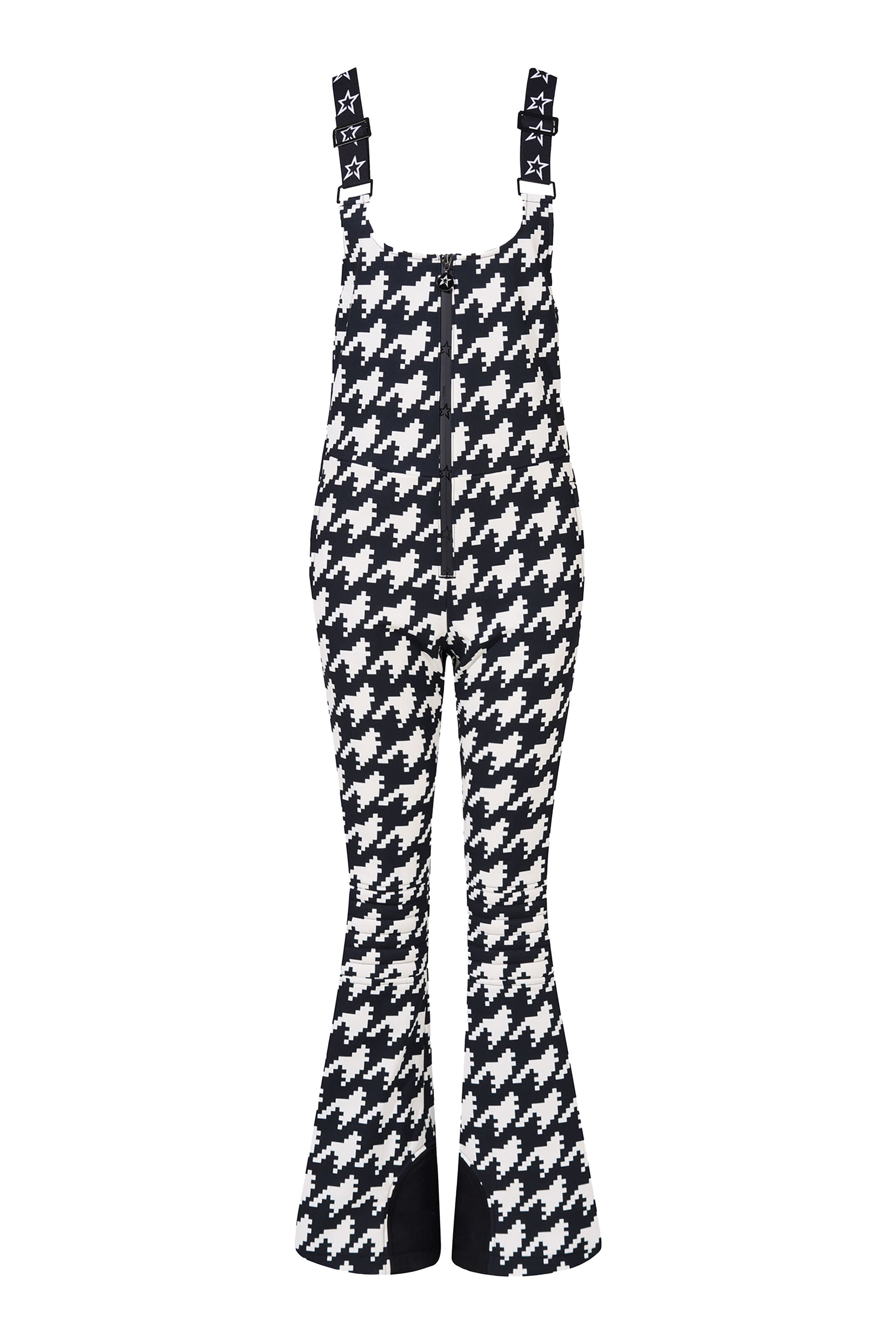 Houndstooth Bib Ski Suit