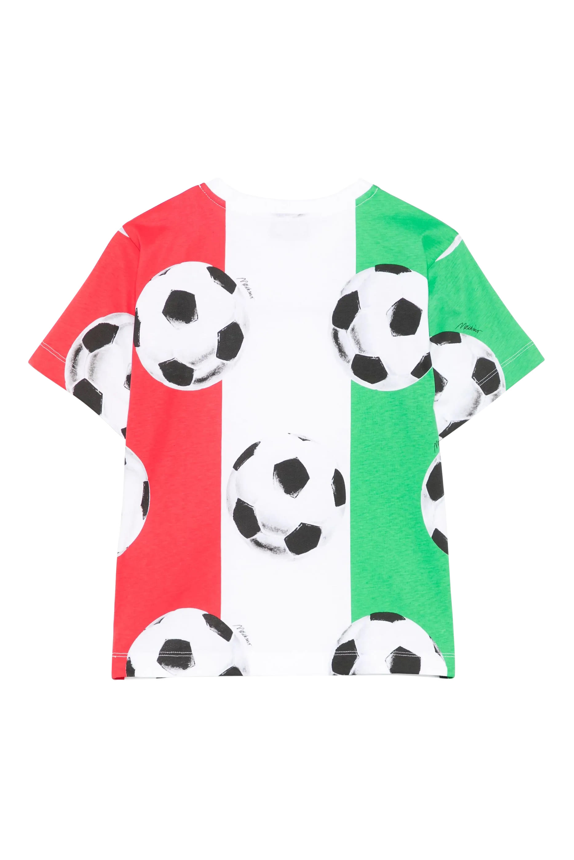 Kids Italy Football Print Maxi T-Shirt