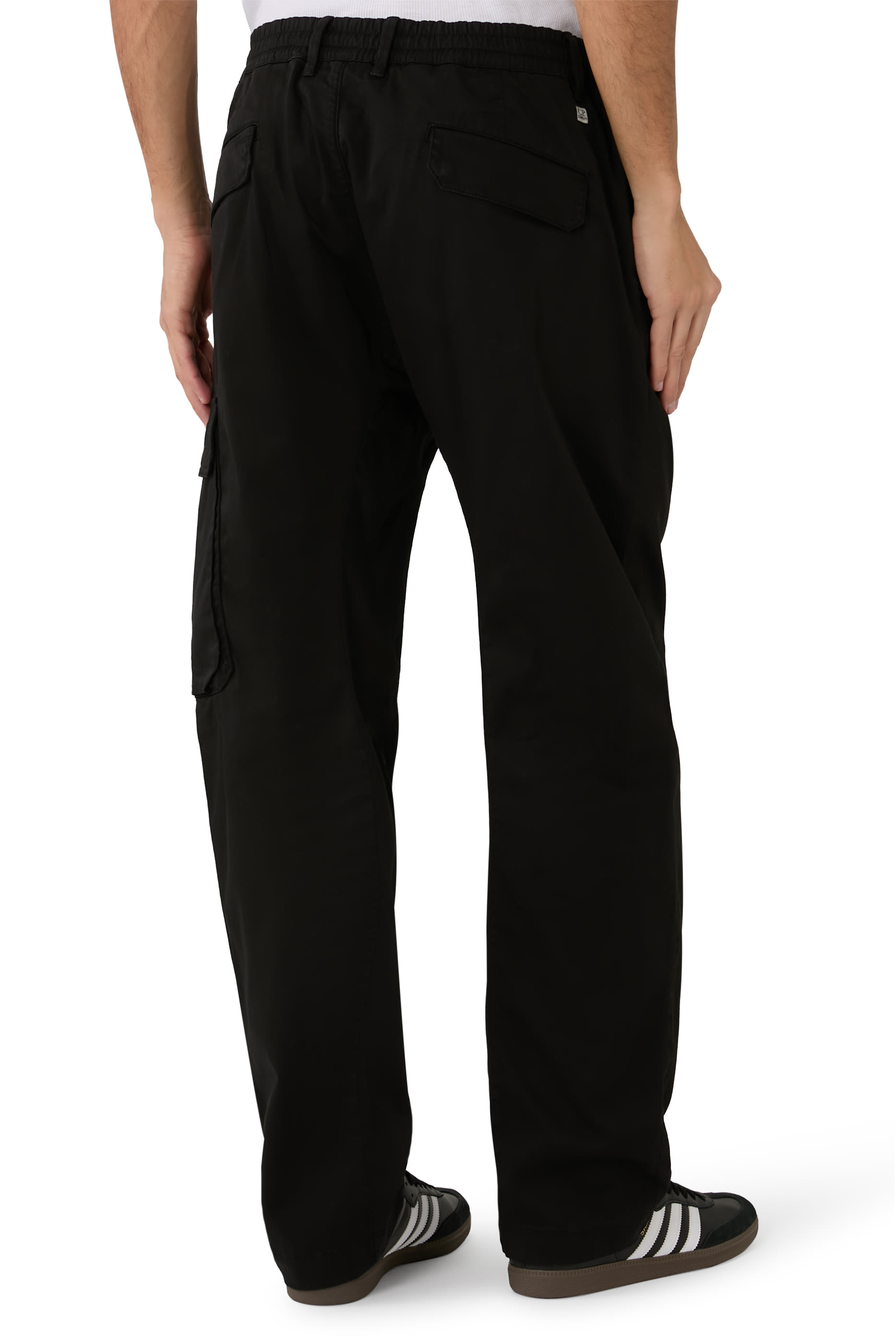 Stretch Sateen Regular Cargo Pants