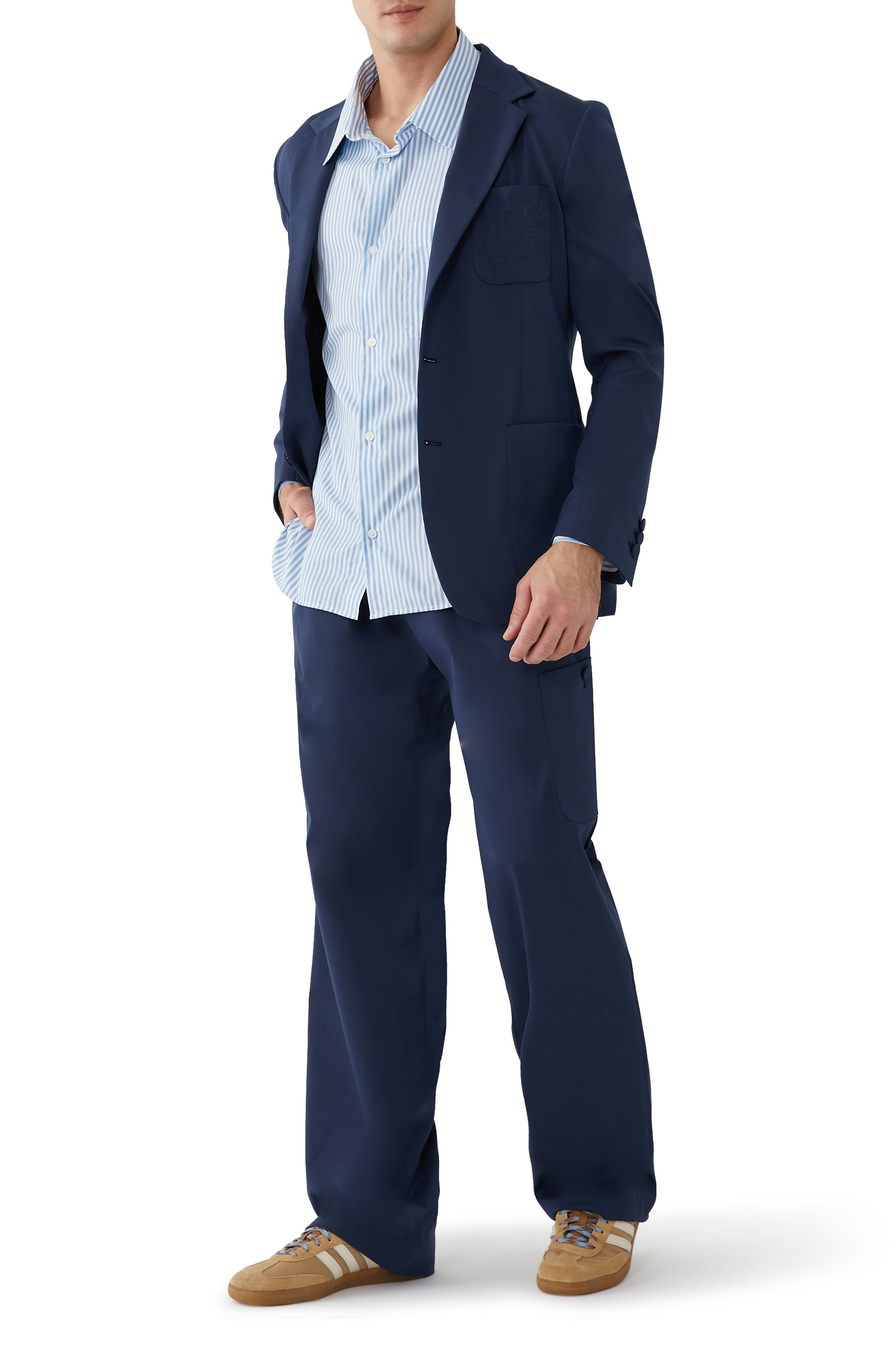 Monogram Pocket Blazer