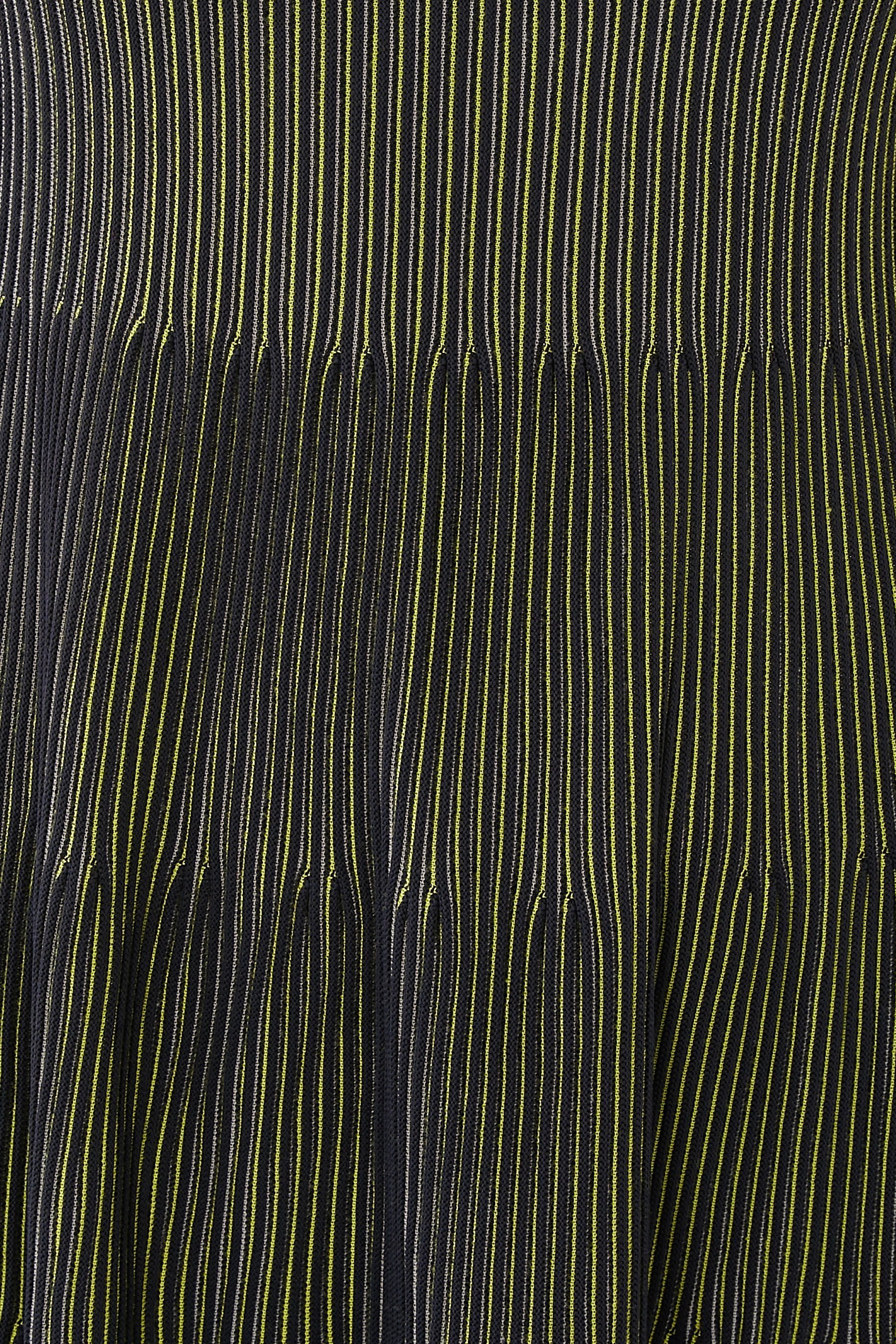 Striped Pleated Midi Dress