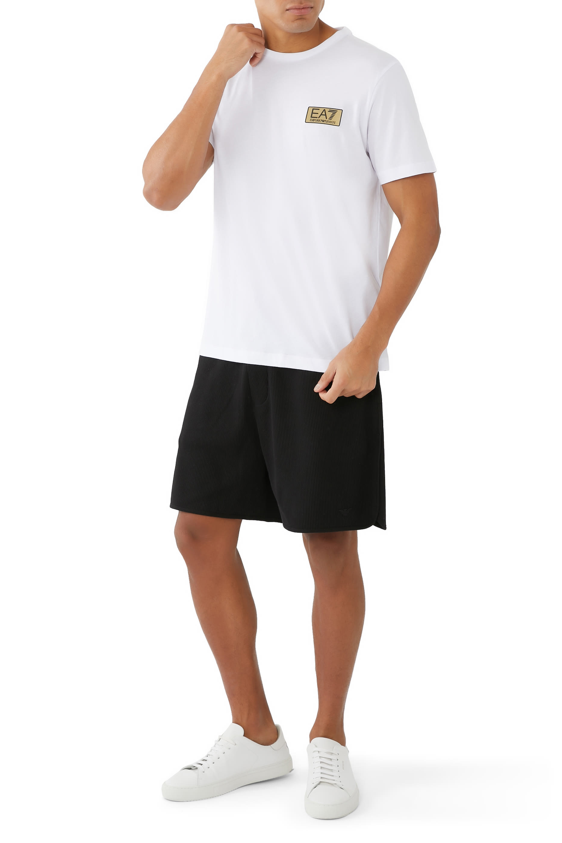 EA7 Gold Logo T-shirt