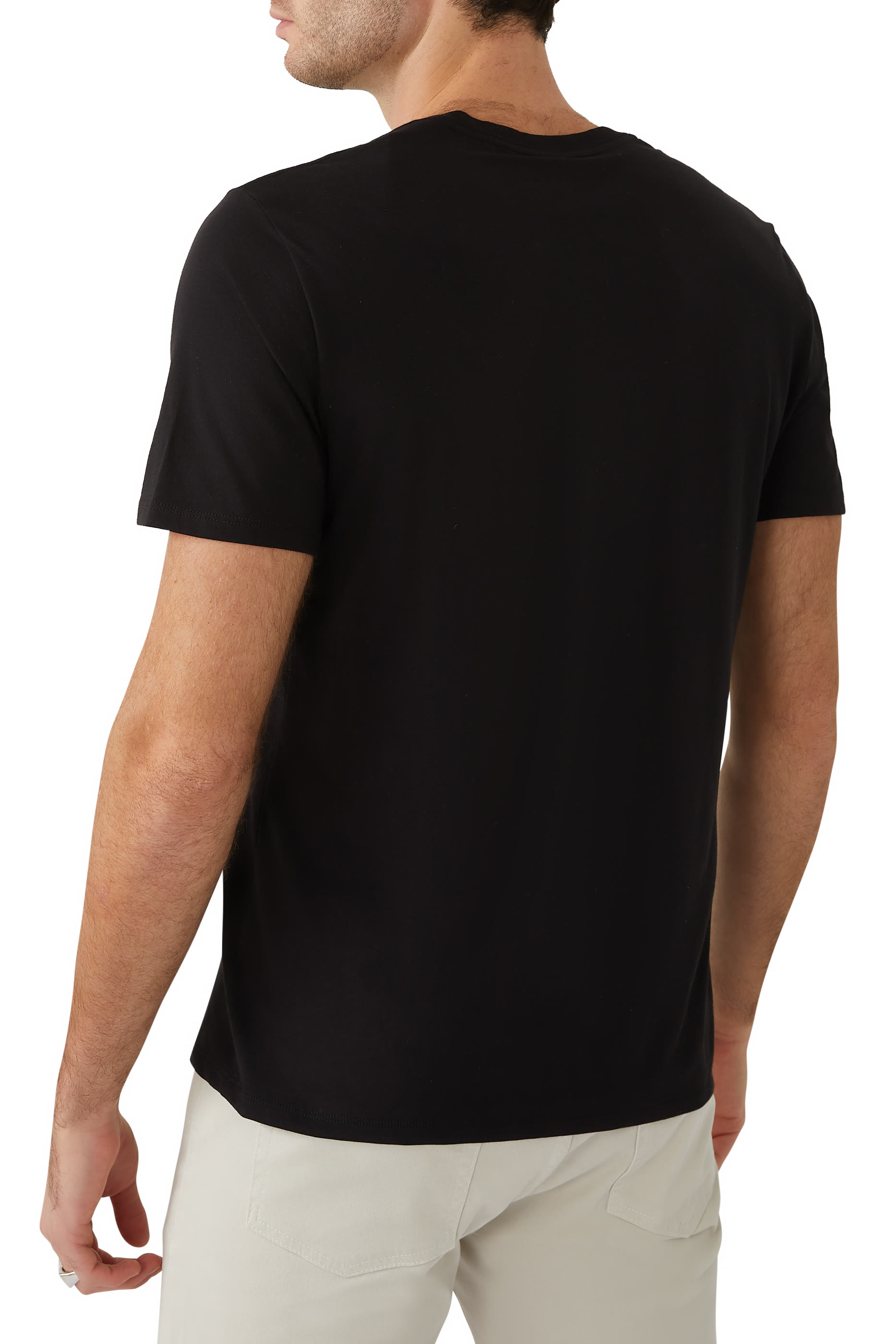 Pima Cotton V-Neck T-Shirt