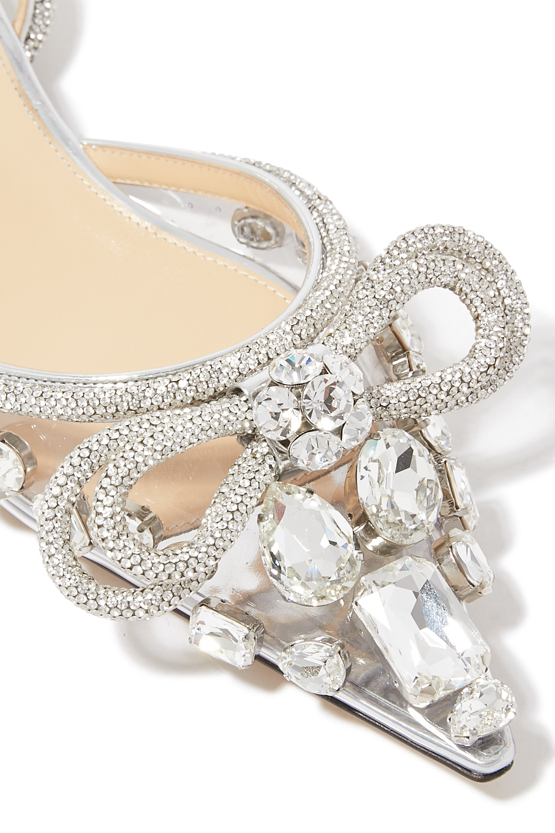 Double Bow Glitter Ballerina Shoes