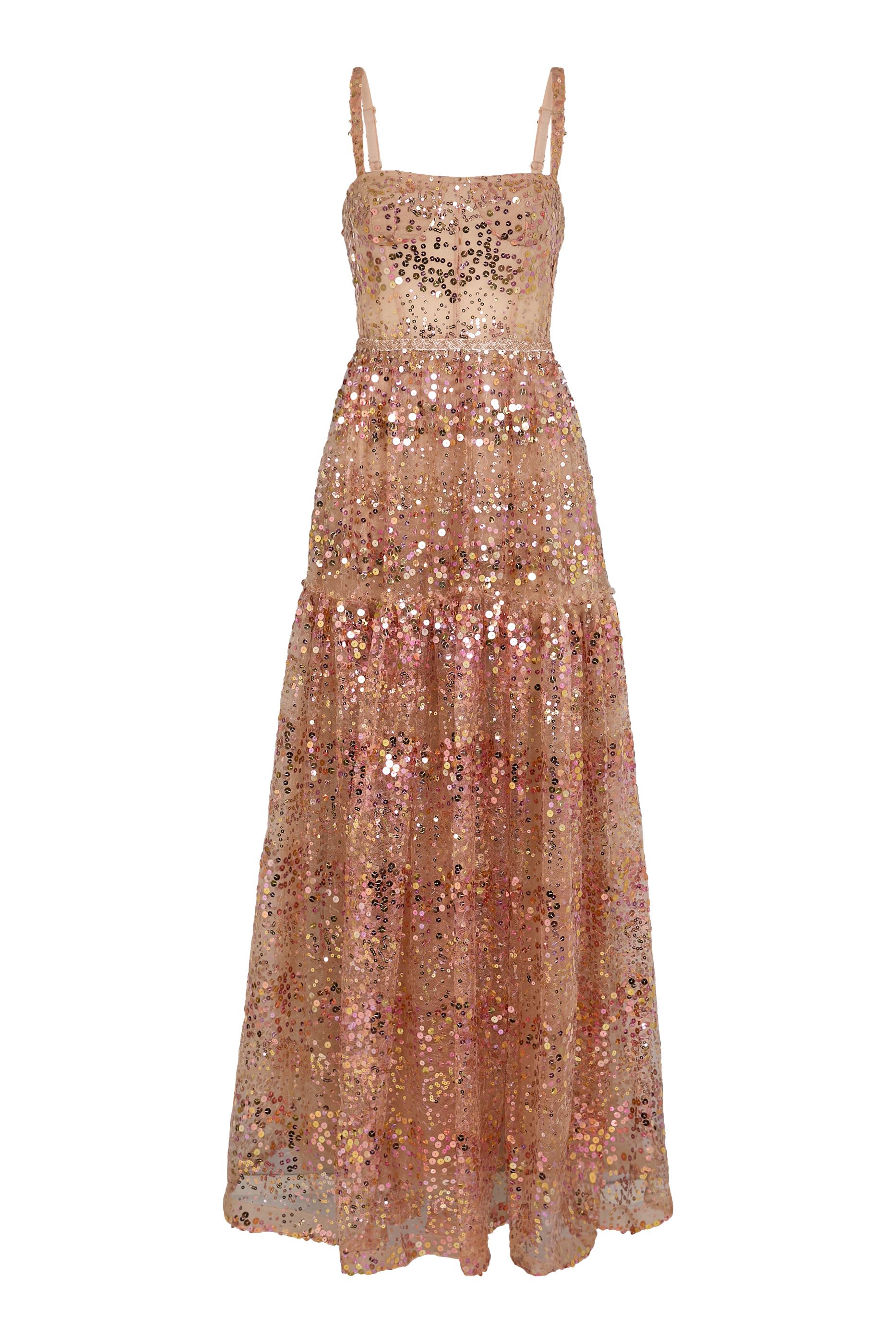 Midnight Sequinned Gown