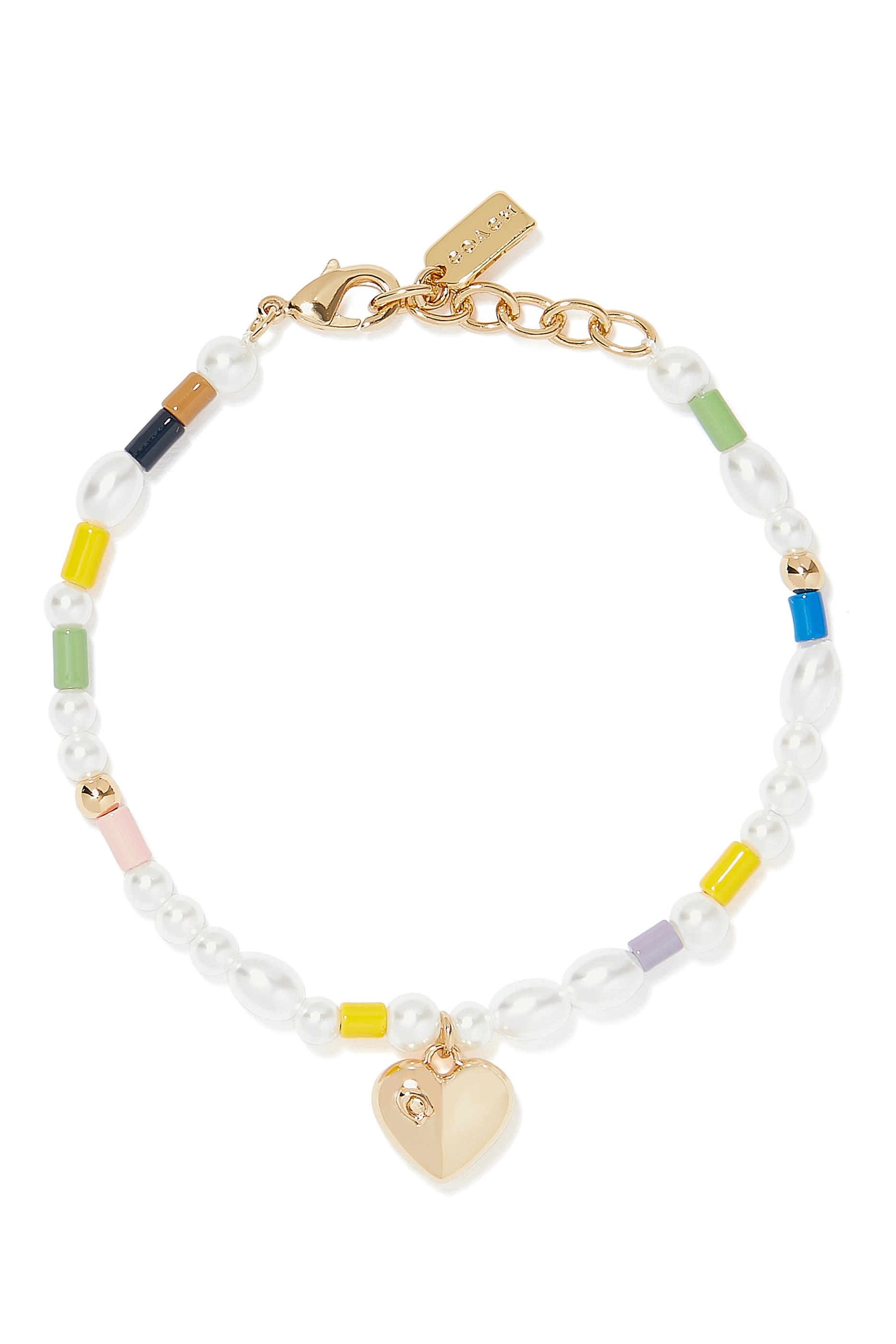 	Pearl Heart Choker Necklace