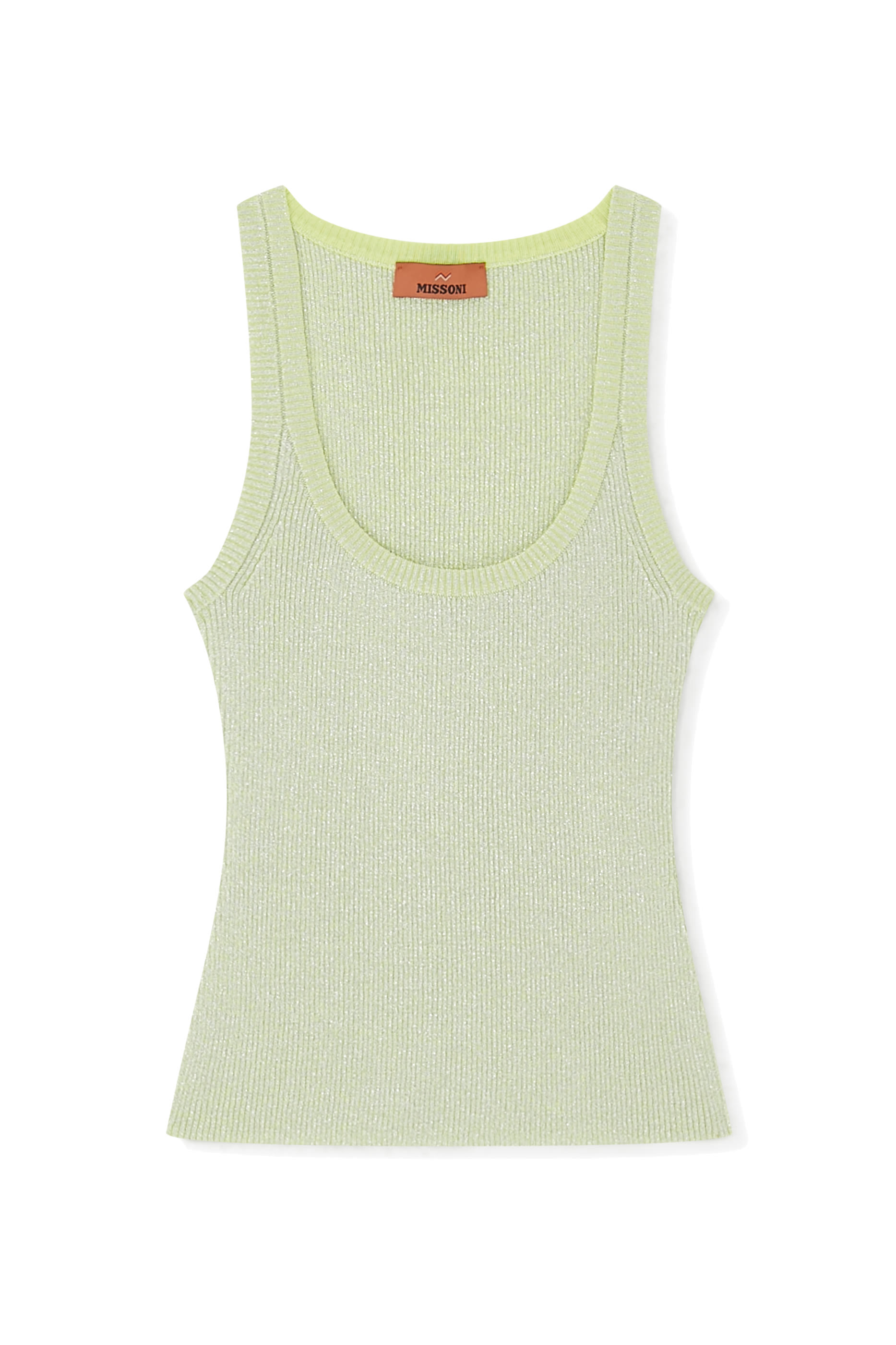 Vanise' Lurex Sleeveless Tank Top