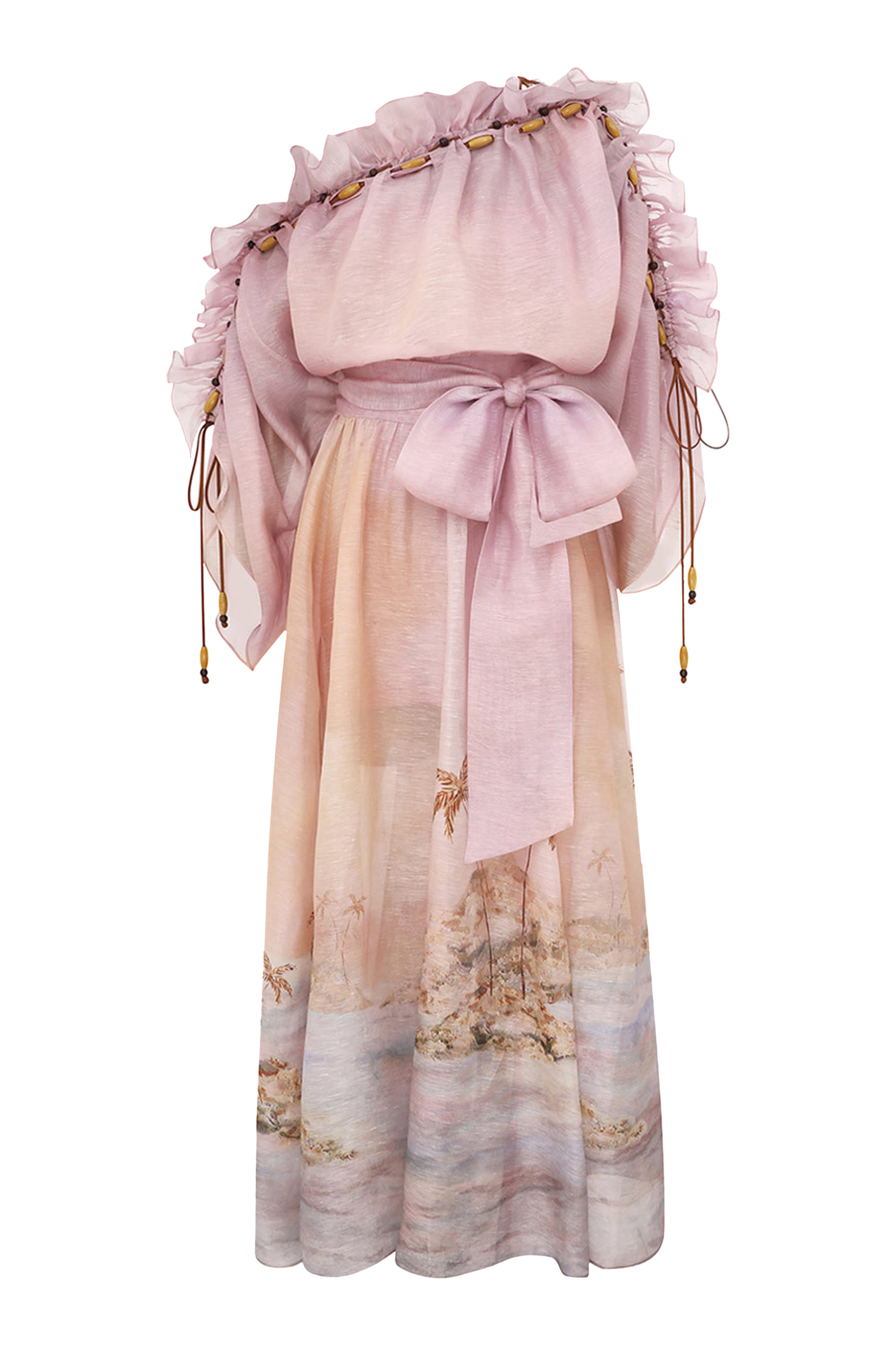 Dawning Ruffle Maxi Dress