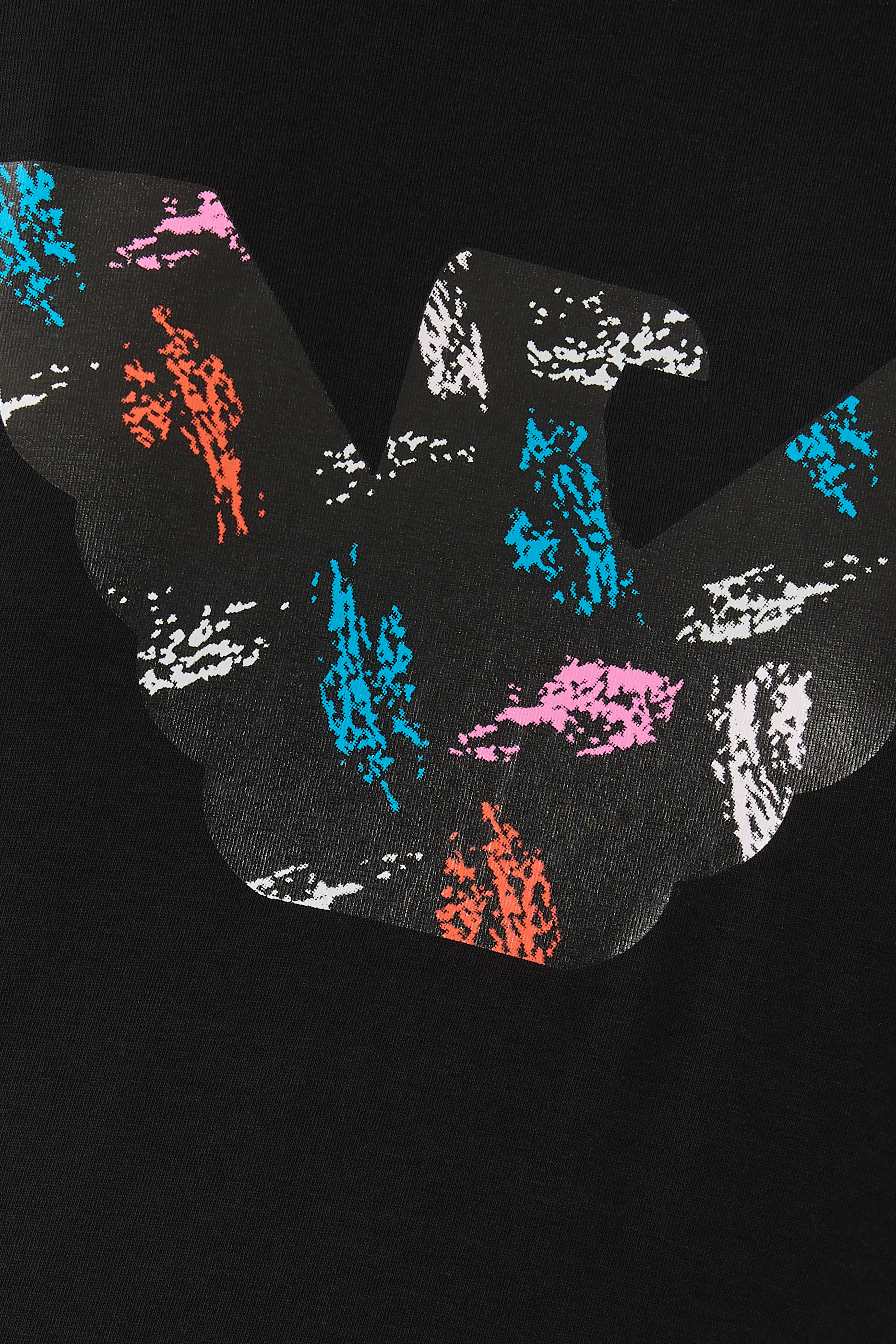 ASV Stretch-Jersey Slim-Fit T-Shirt with Oversized Eagle Pattern