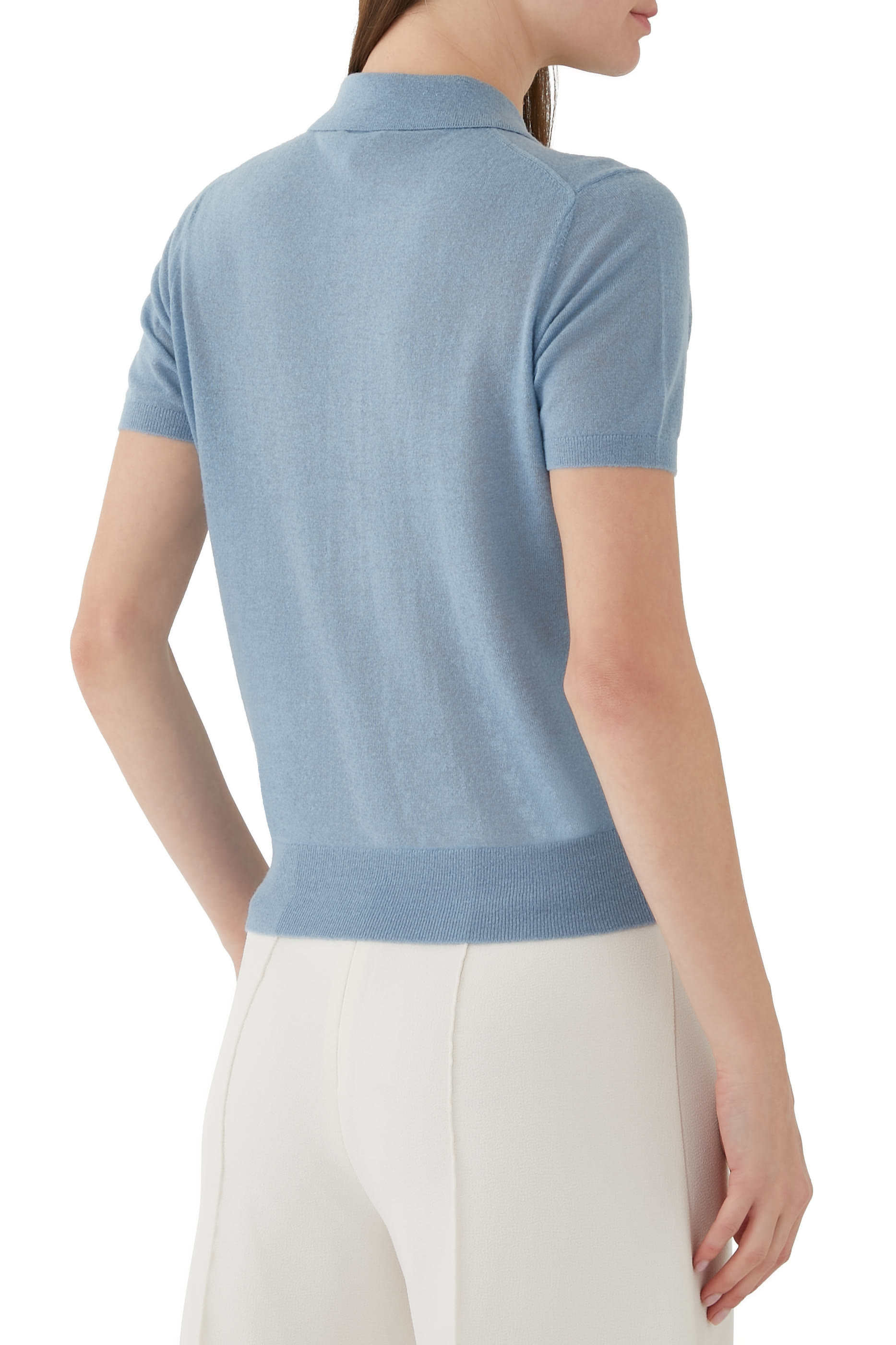 Wool Shrunken Polo Shirt