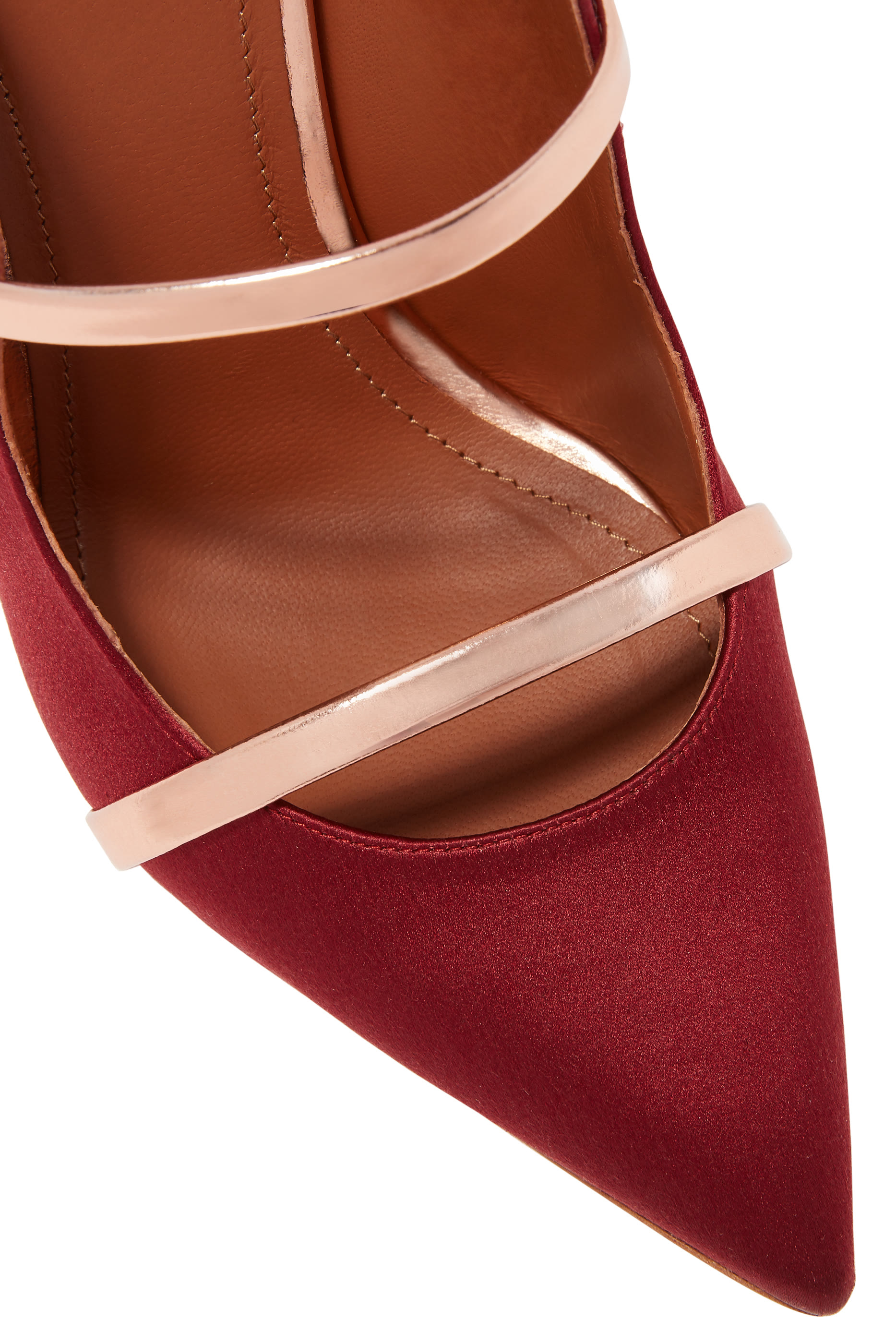 Maureen Satin 100 Mules
