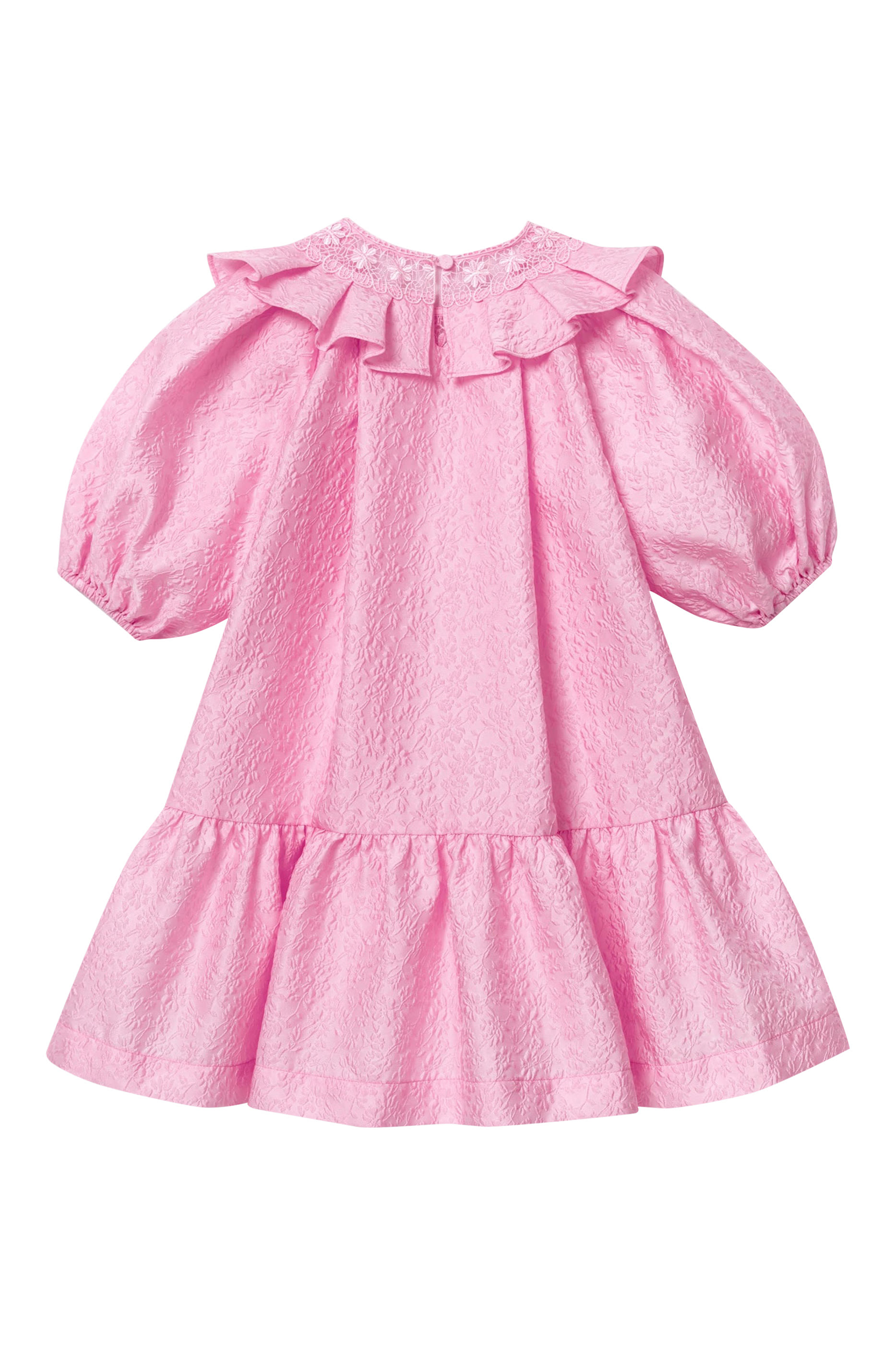 Kids Textured Crepe Mini Dress