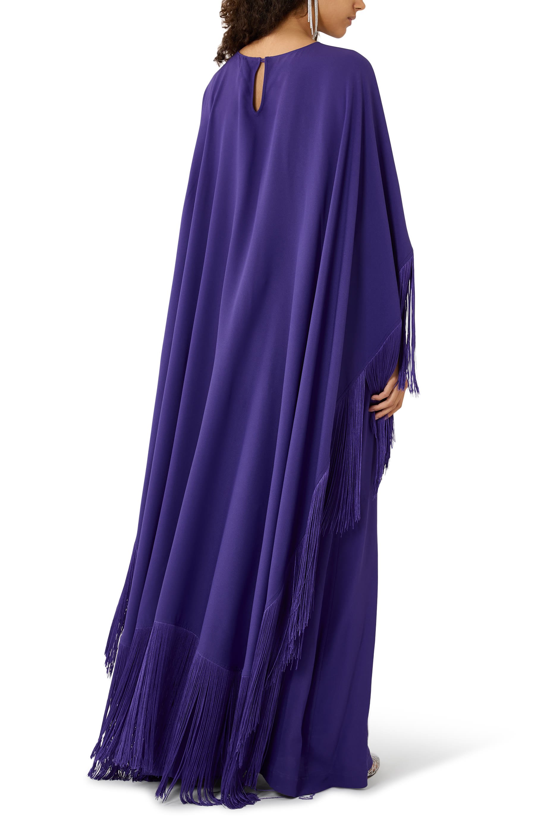 Fringe Details Maxi Dress