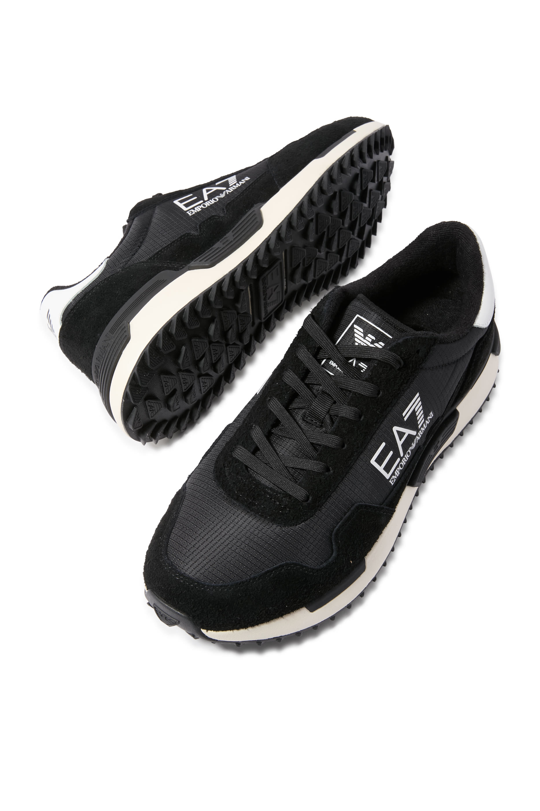  EA7 Logo Running Sneakers