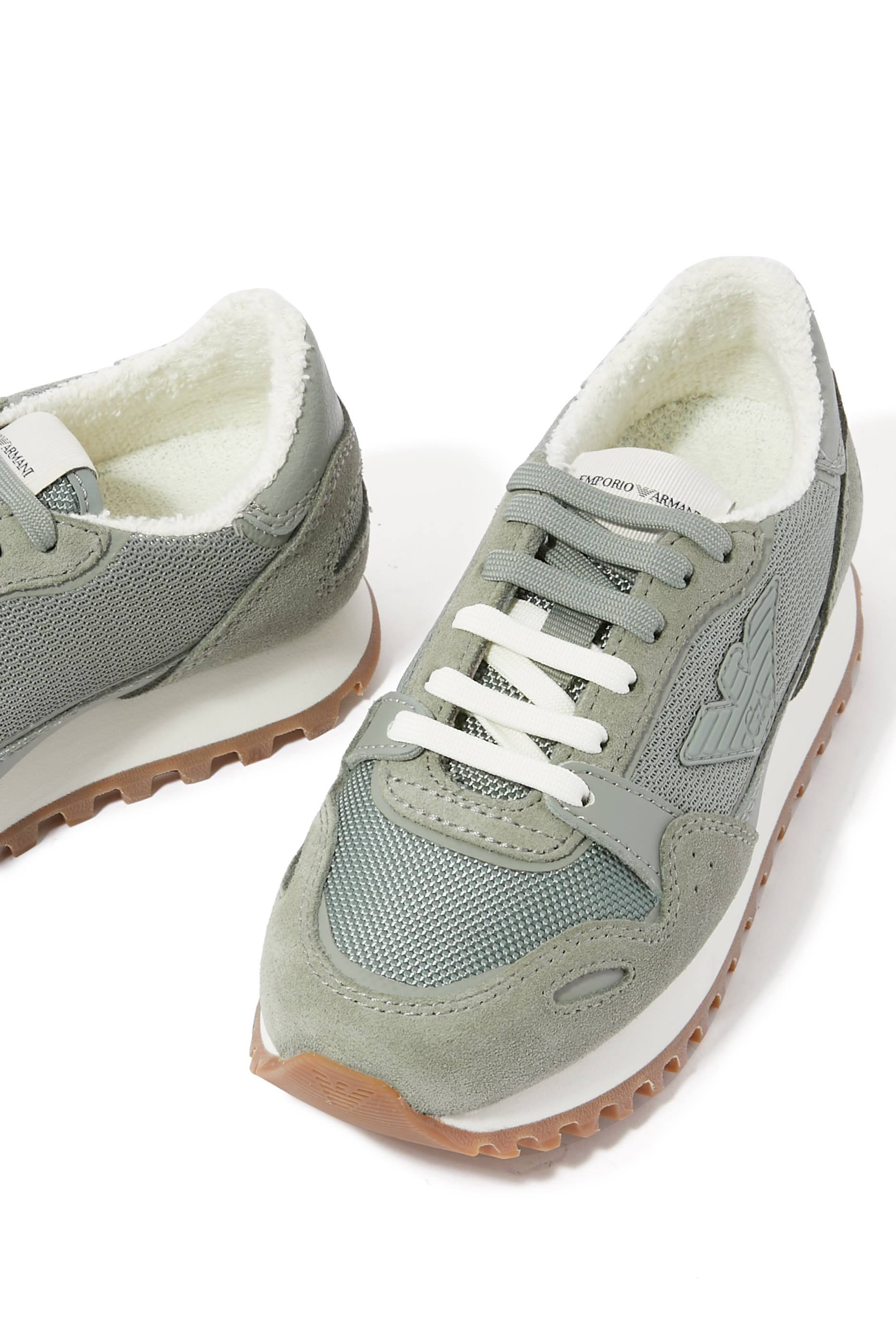 Kids Suede Leather Sneakers