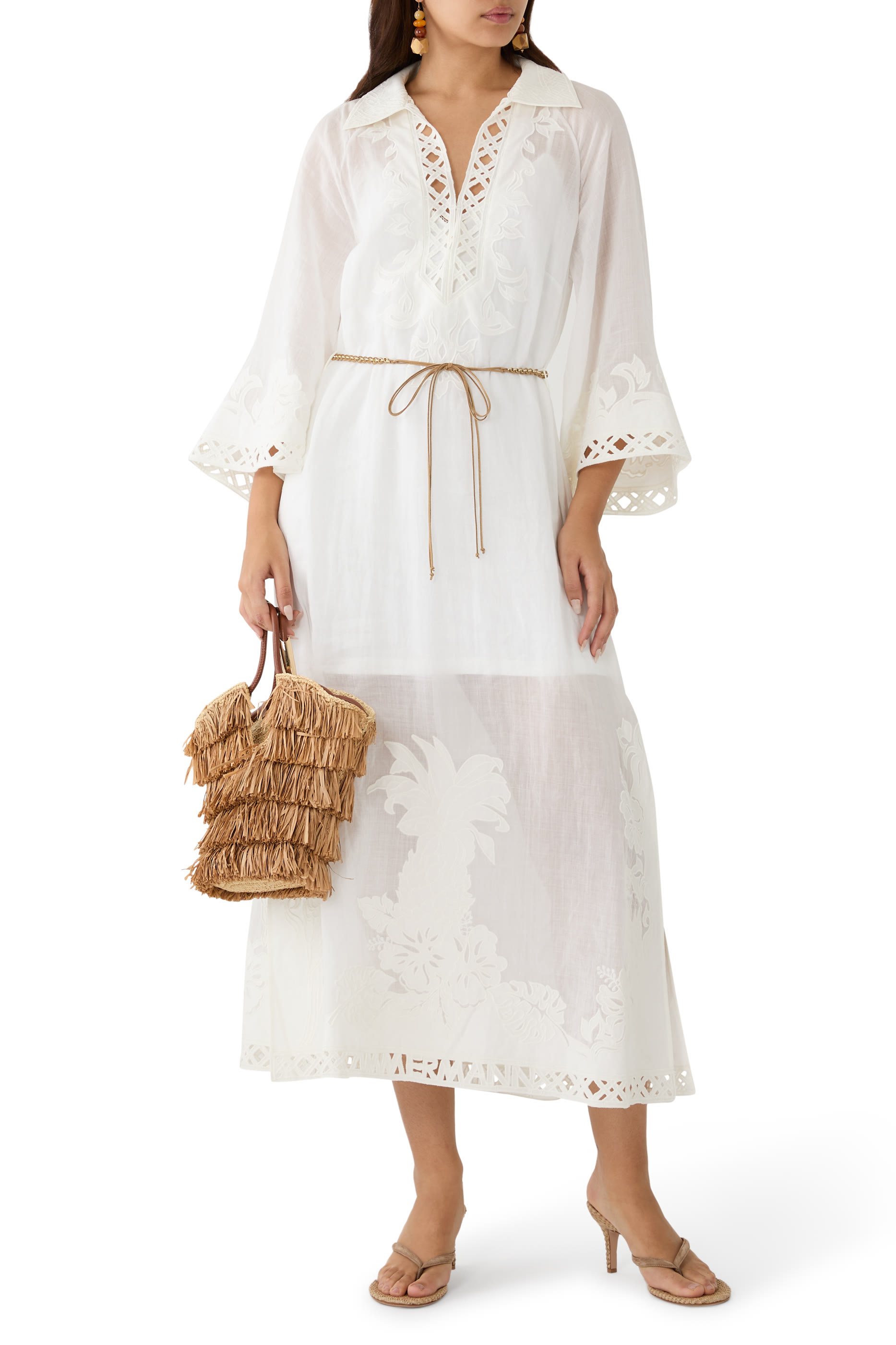  Indra Embroidered Maxi Dress